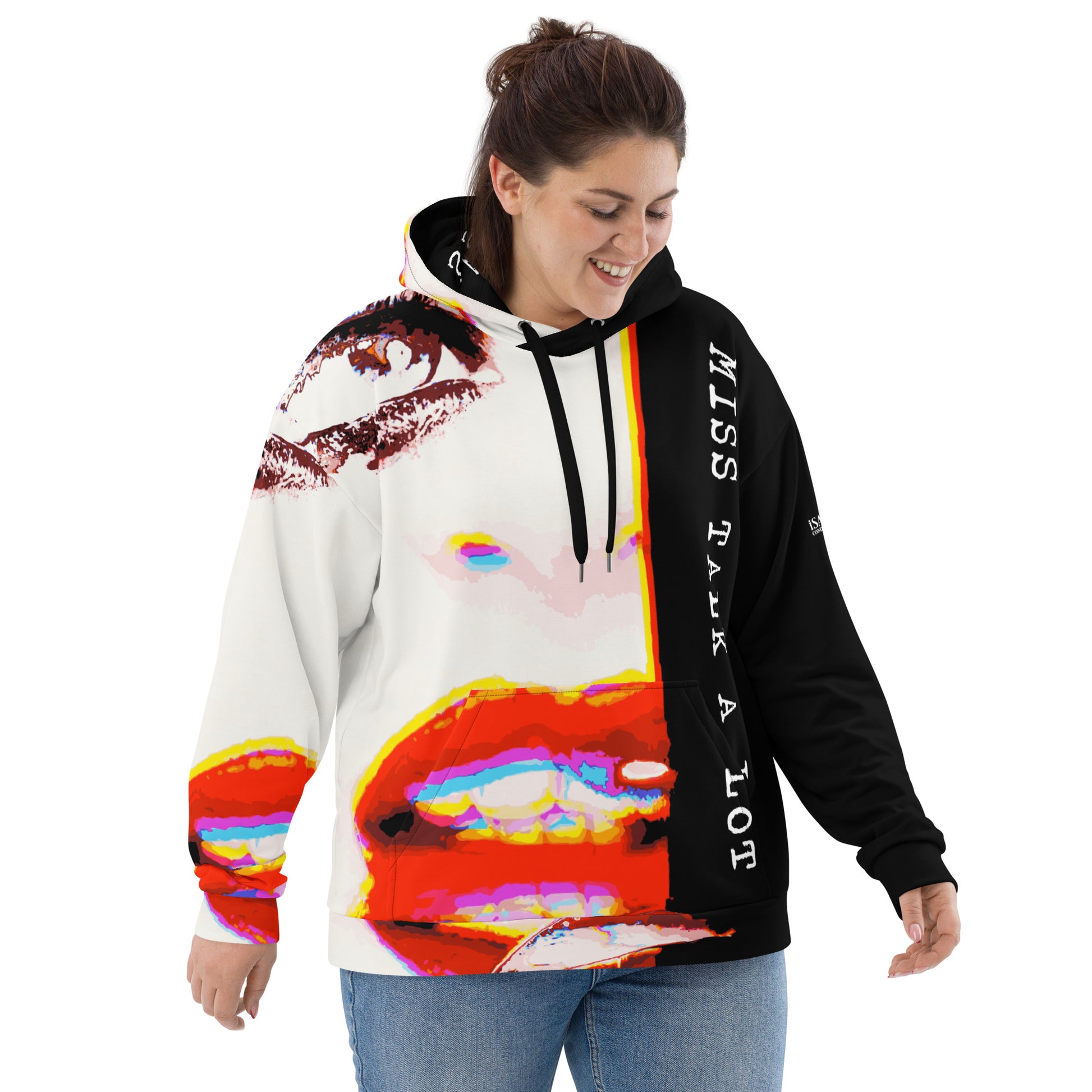 Miss Talk A Lot - Womens Hoodie - iSAW Company