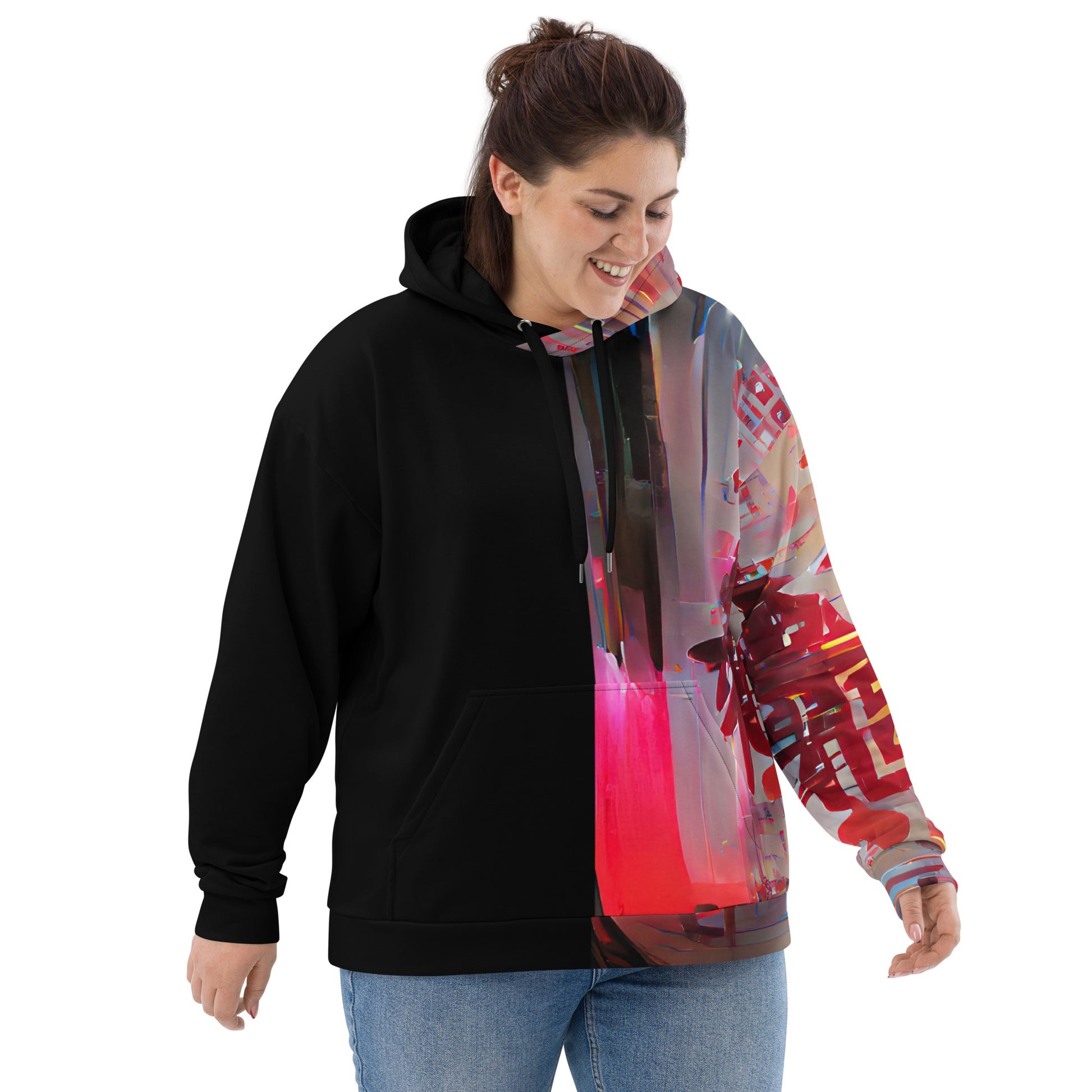 Half Black Half Báijiǔ - Unisex Hoodie - iSAW Company