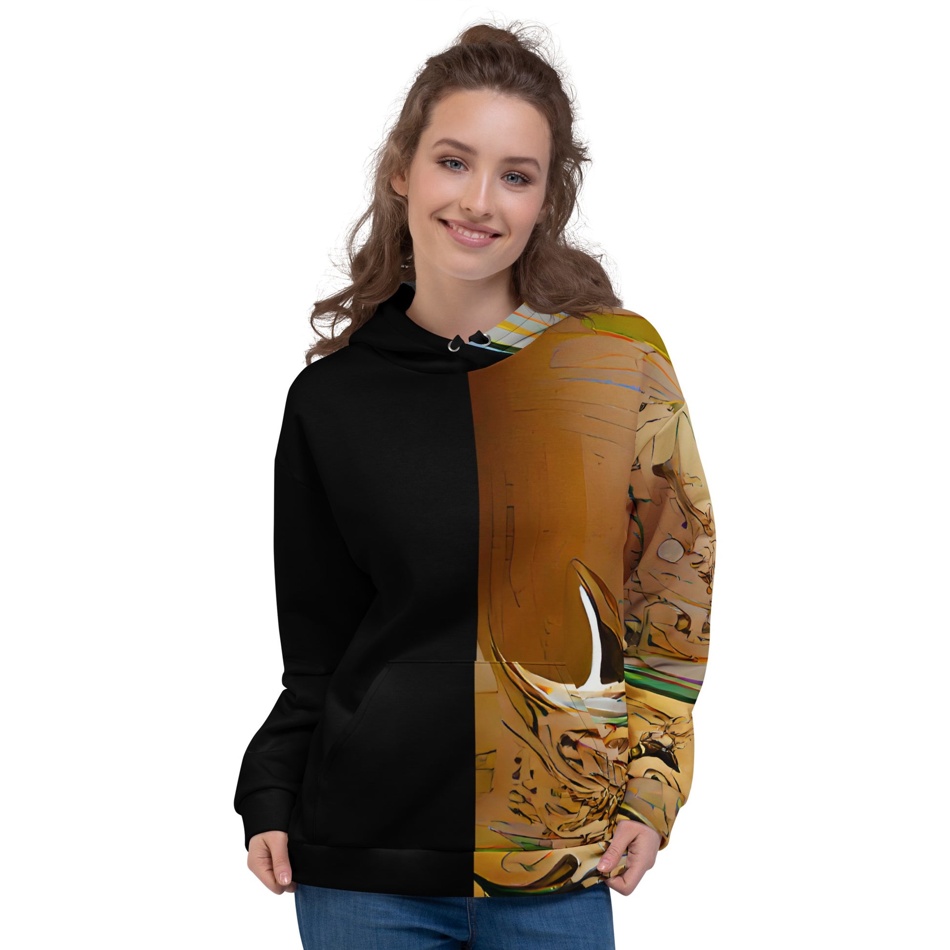 Half Black Half Gāolàng - Unisex Hoodie - iSAW Company