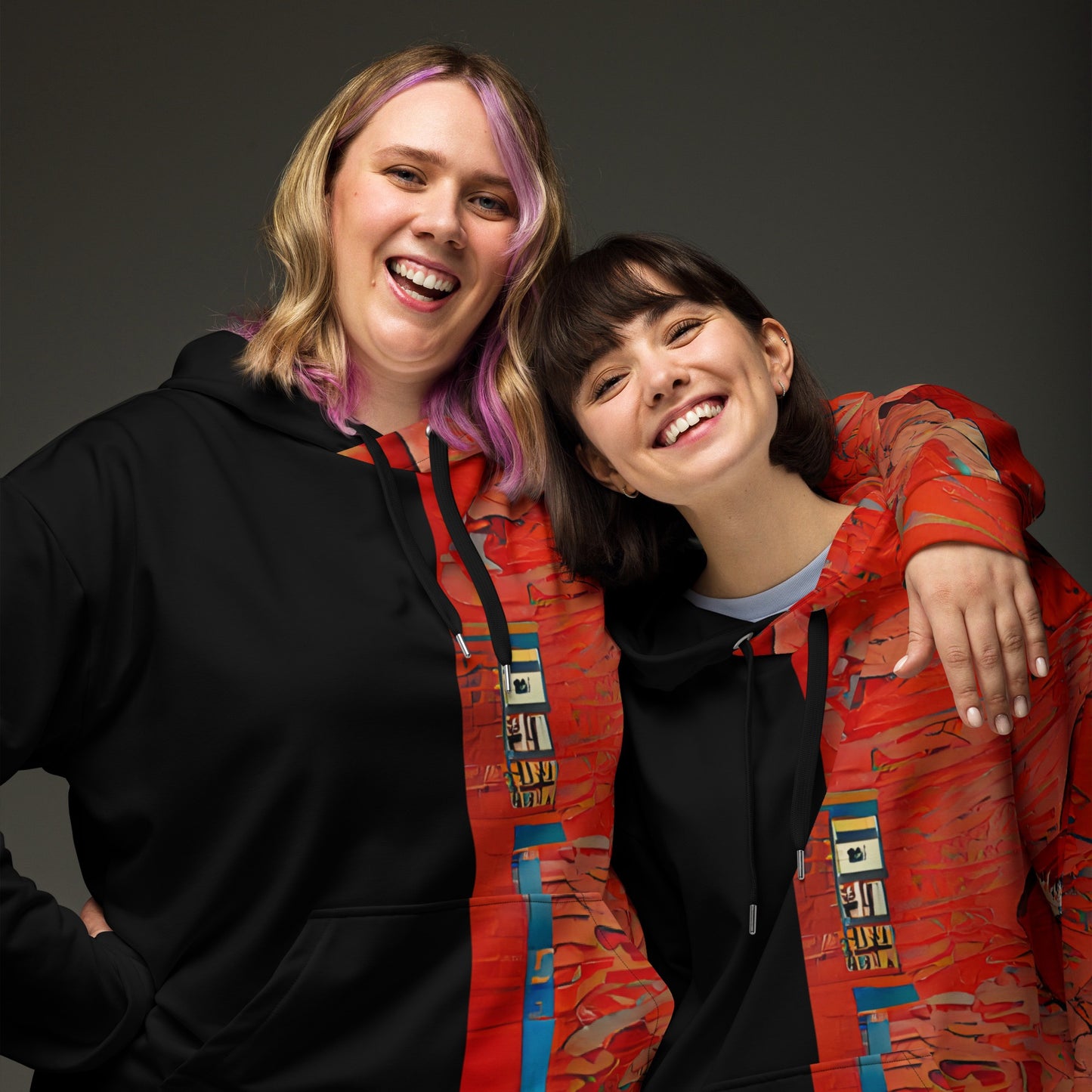 Half Black Half Hónghǎi - Unisex Hoodie - iSAW Company