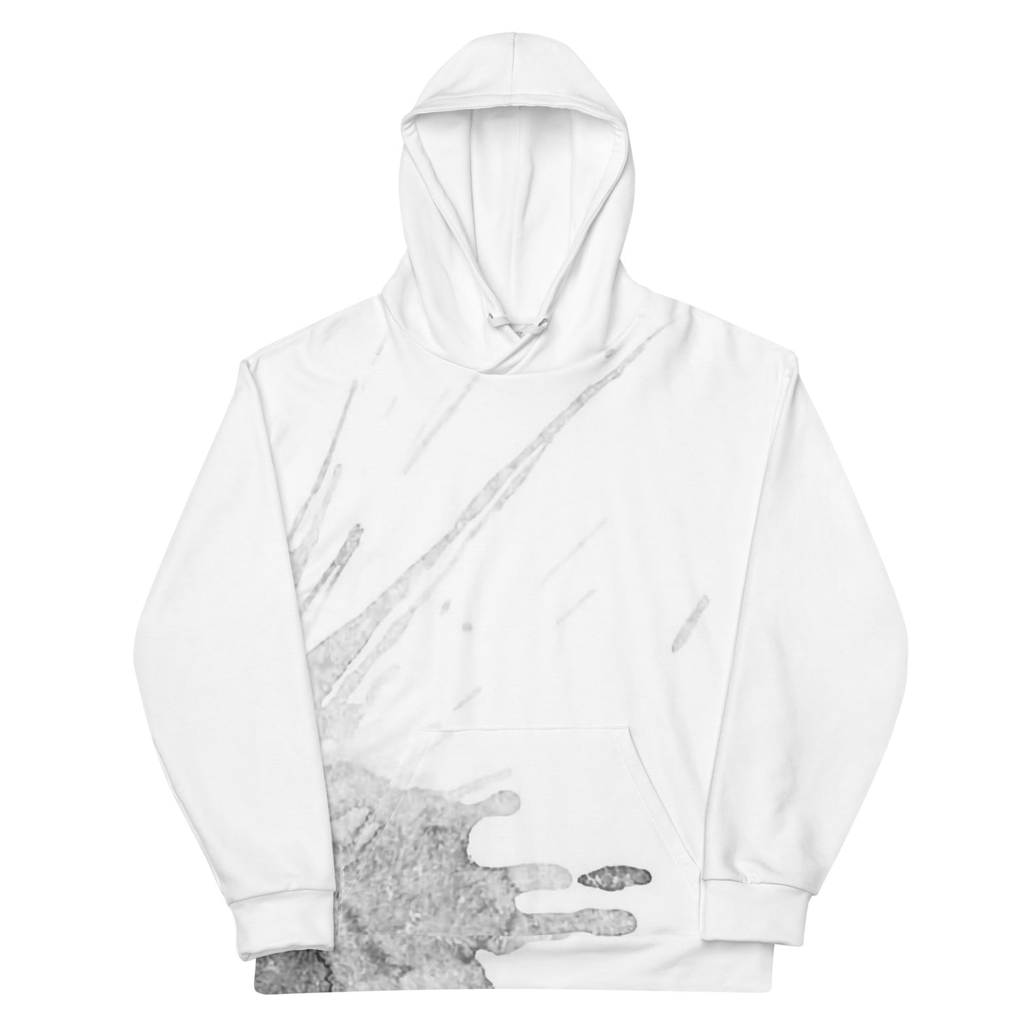 Watercolour Grey Splash - Unisex Hoodie - iSAW Company