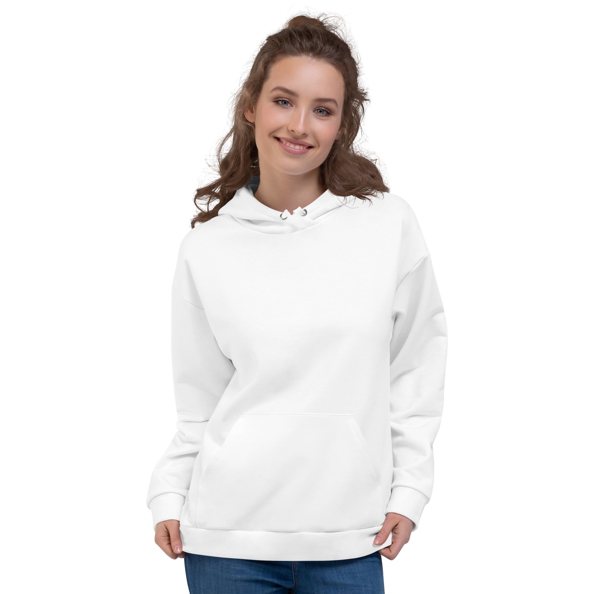 iSAW Unisex White Hoodie - iSAW Company - iSAW Company