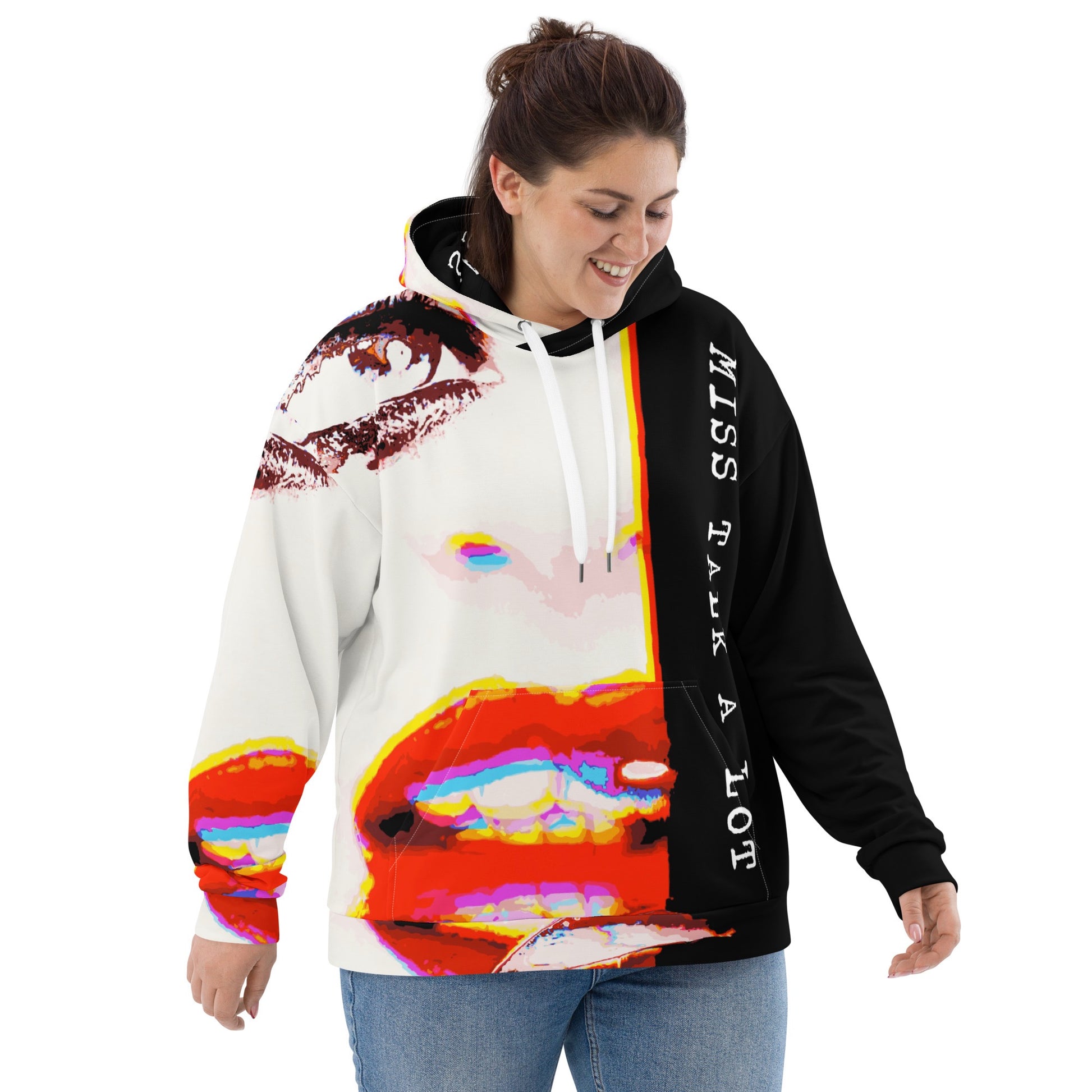 Miss Talk A Lot - Womens Hoodie - iSAW Company