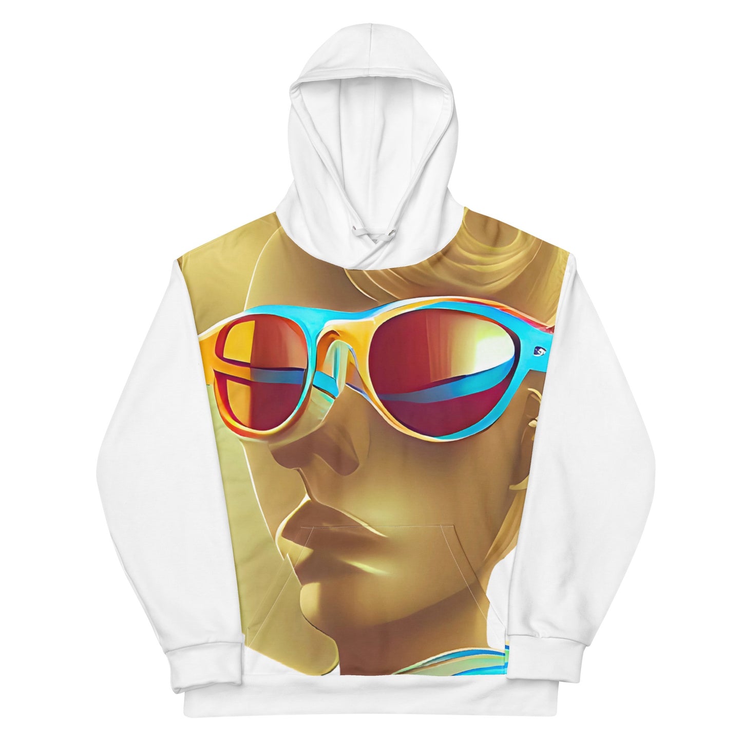 Retro Cool White - Womens Hoodie - iSAW Company