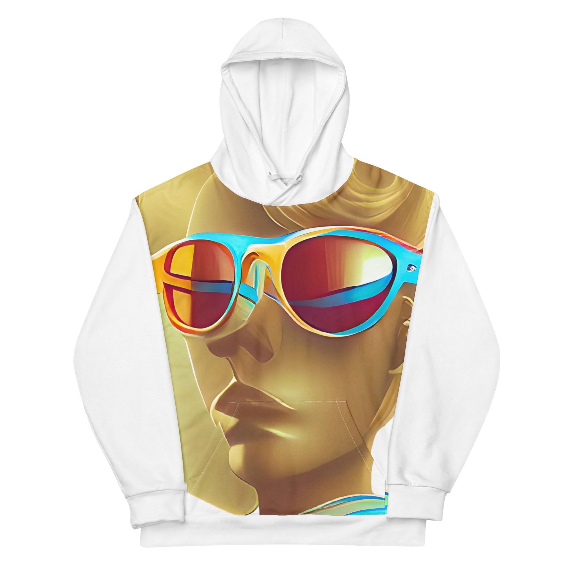 Retro Cool White - Womens Hoodie - iSAW Company