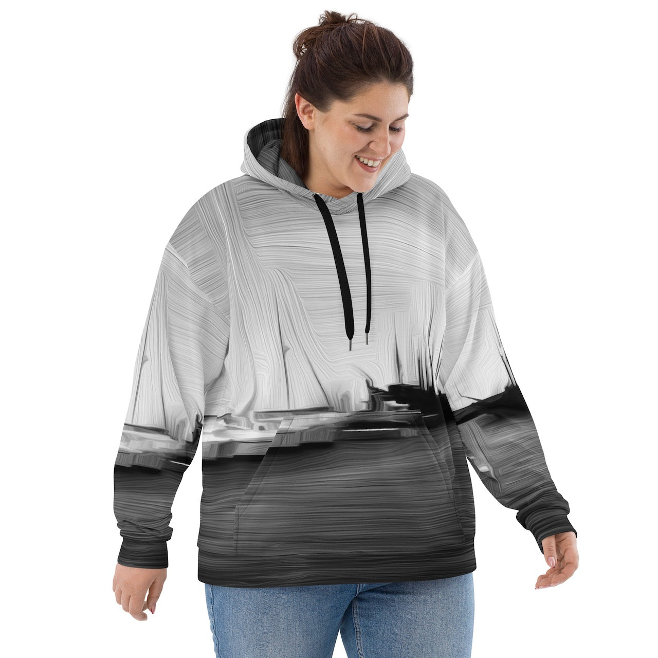 The Sleeping Yachts (at Night) - Unisex Hoodie - iSAW Company