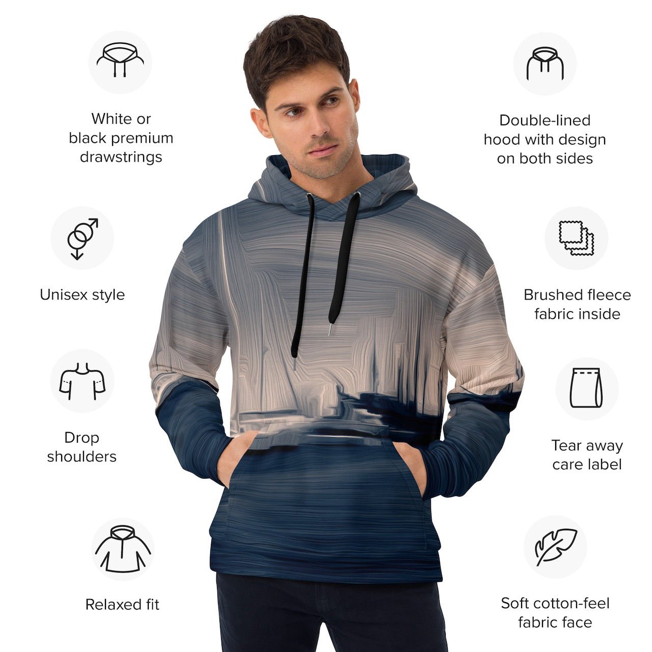 The Sleeping Yachts (at Sunrise) - Unisex Hoodie - iSAW Company