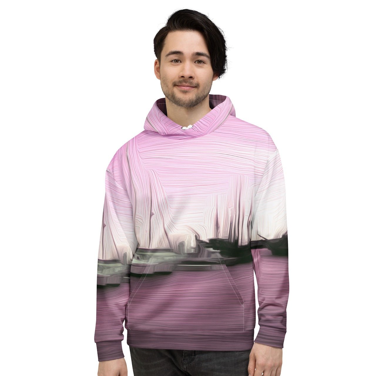 The Sleeping Yachts (at Evening) - Unisex Hoodie - iSAW Company