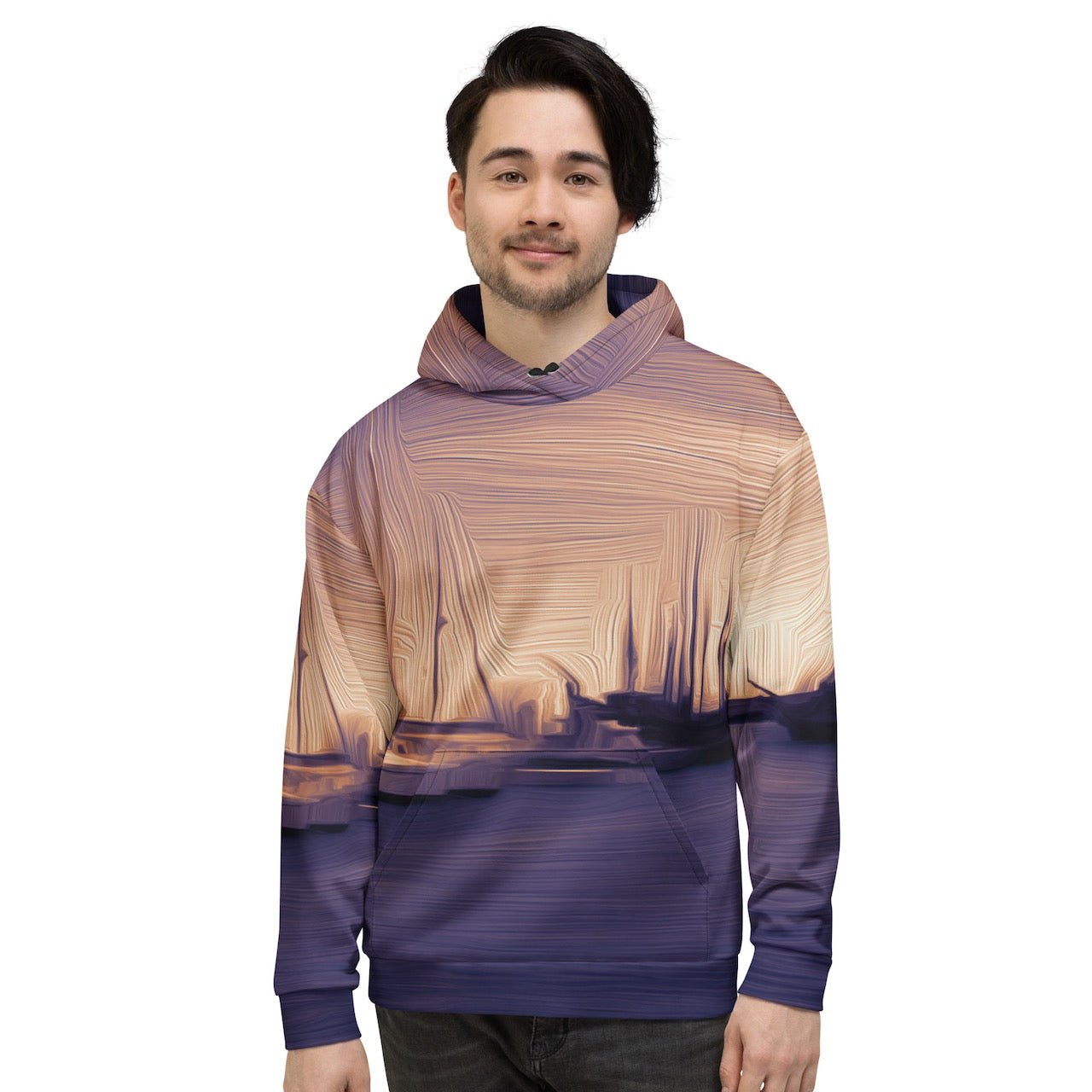 The Sleeping Yachts (at Sunset) - Unisex Hoodie - iSAW Company