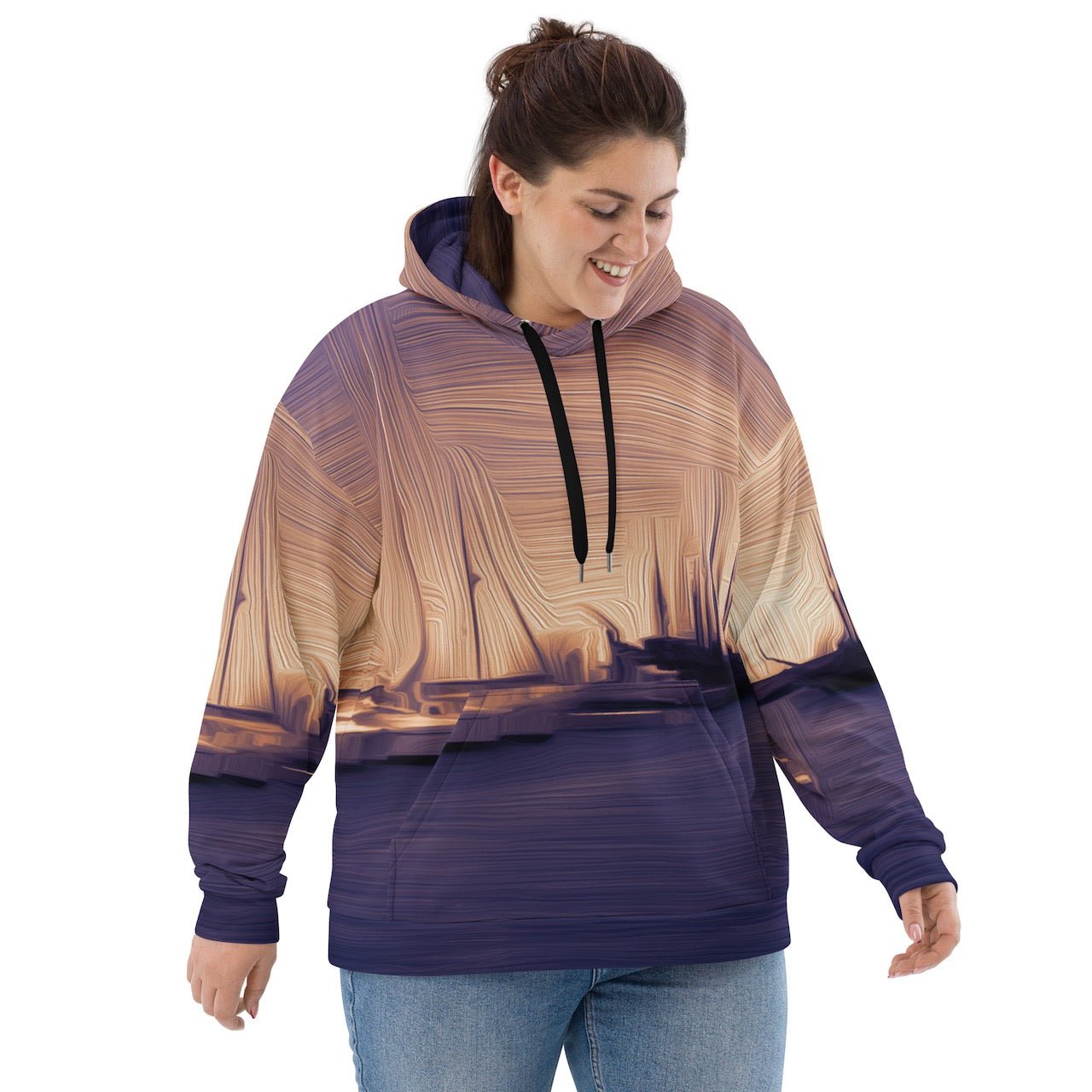 The Sleeping Yachts (at Sunset) - Unisex Hoodie - iSAW Company