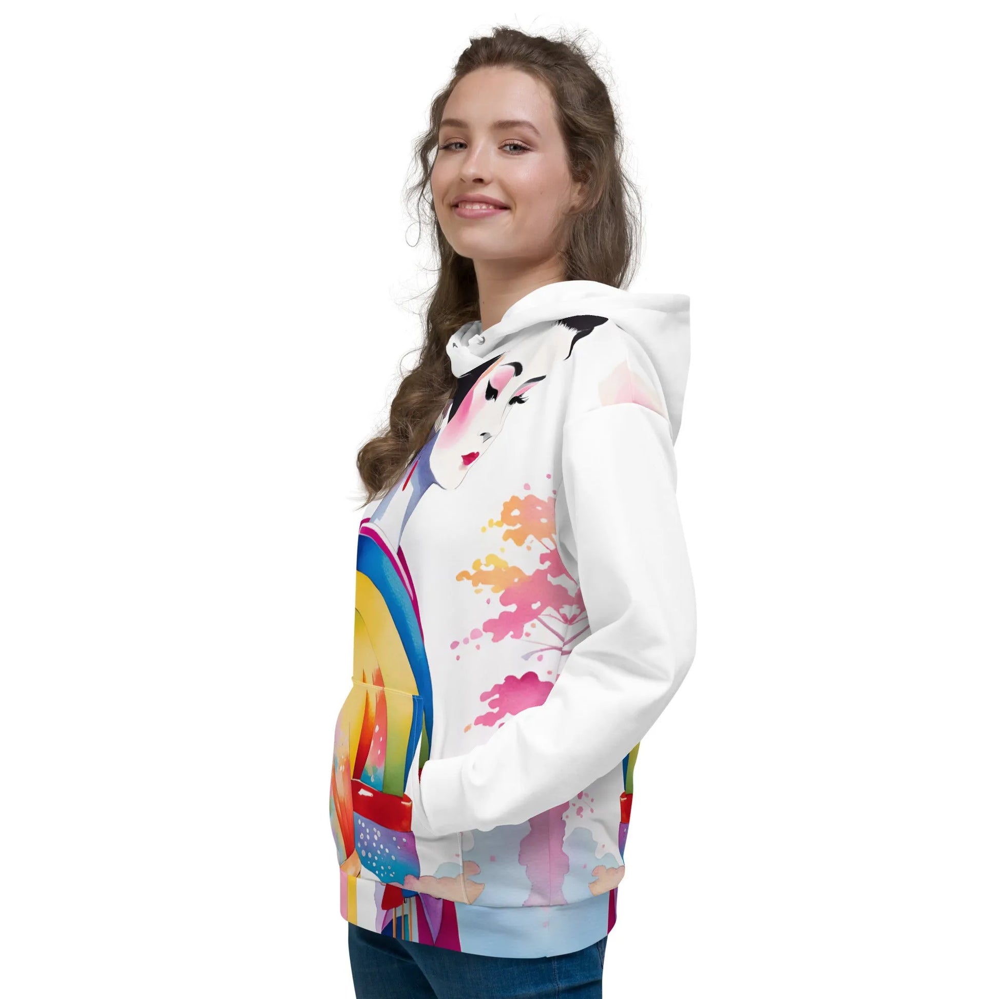 Geisha Girl - Womens Hoodie - iSAW Company