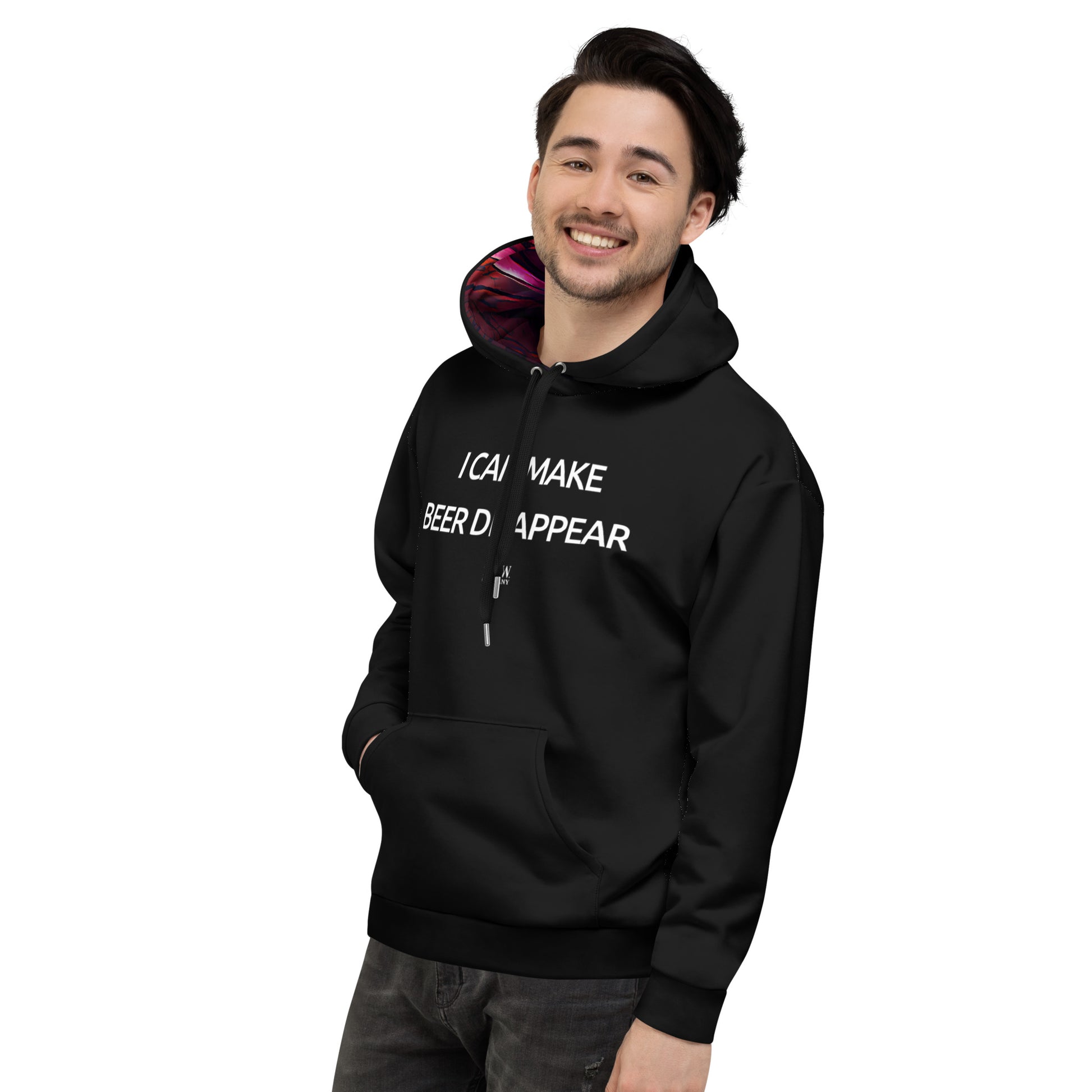 I Can Make Beer Disappear - Unisex Black Hoodie - iSAW Company