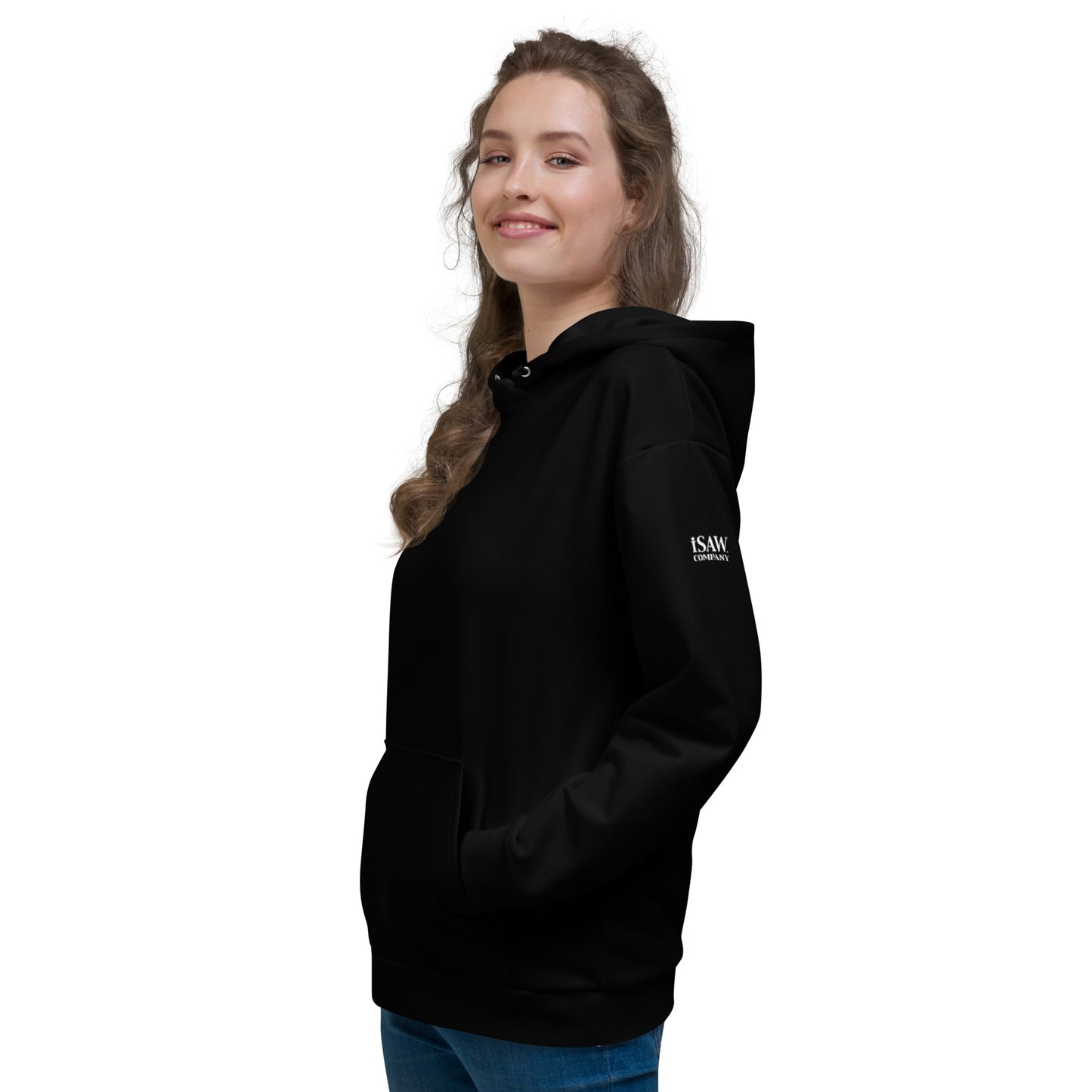 iSAW Unisex Black Hoodie - iSAW Company
