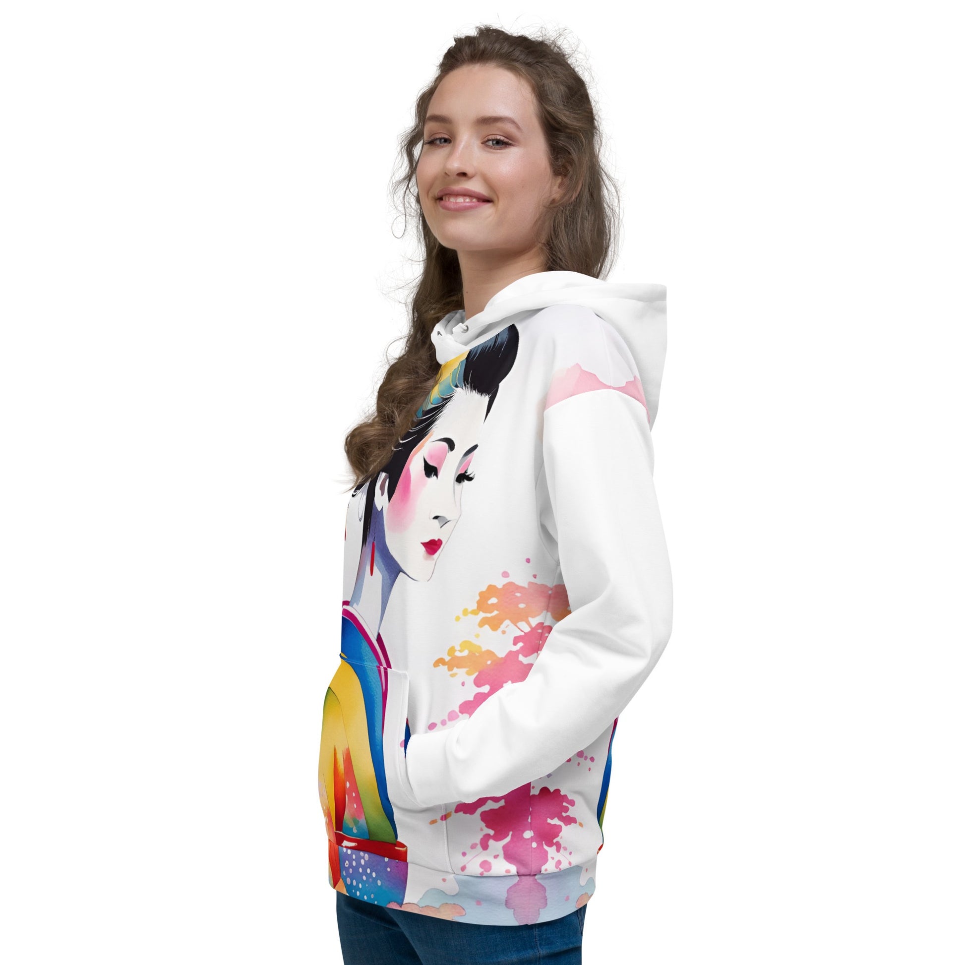 Geisha Girl - Womens Hoodie - iSAW Company