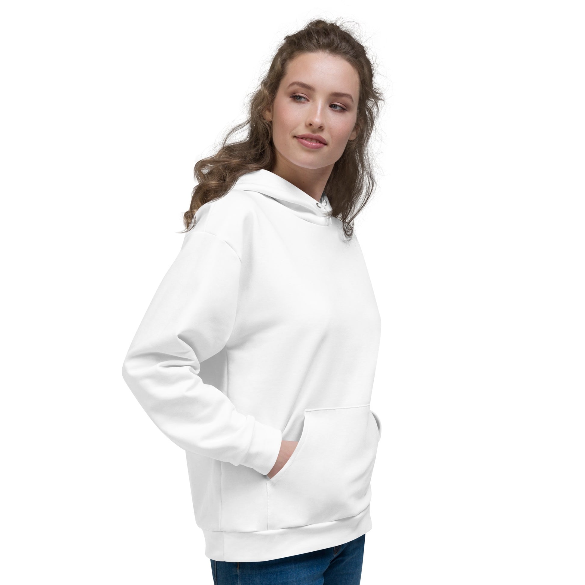 iSAW Unisex White Hoodie - iSAW Company - iSAW Company