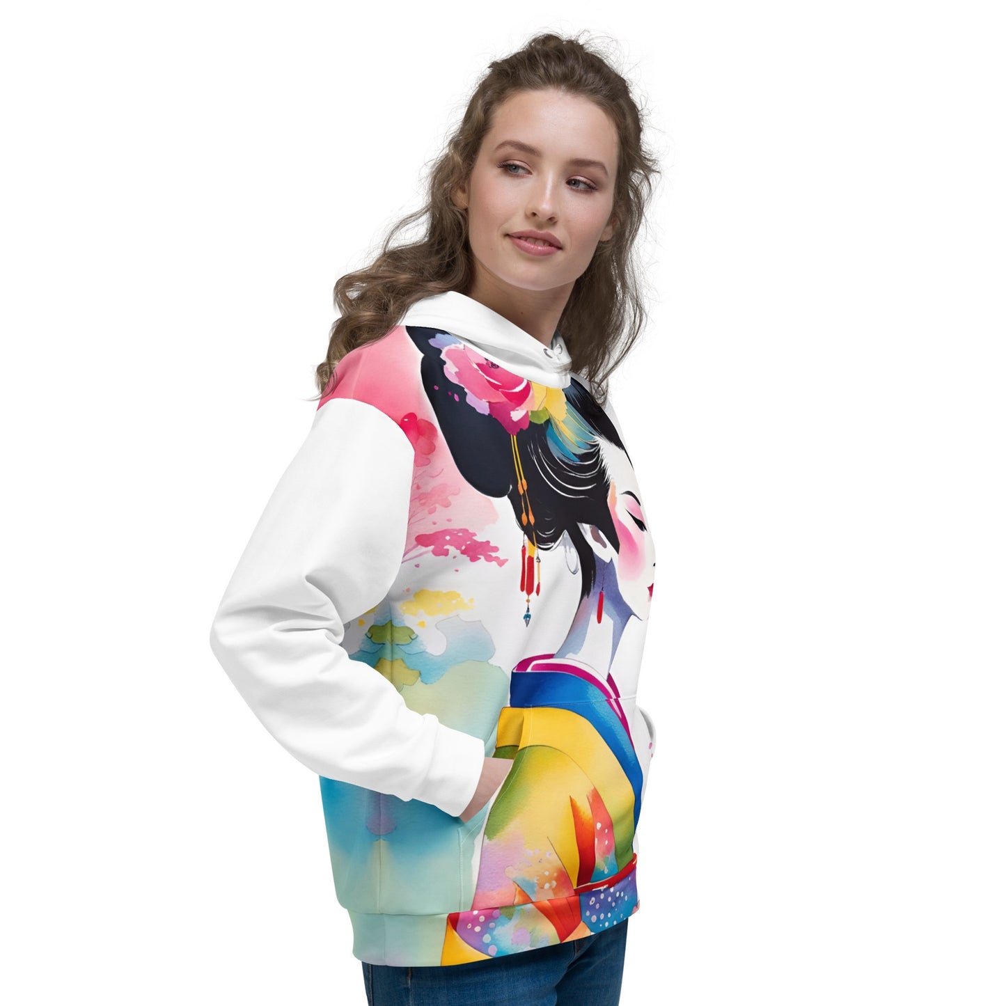Geisha Girl - Womens Hoodie - iSAW Company