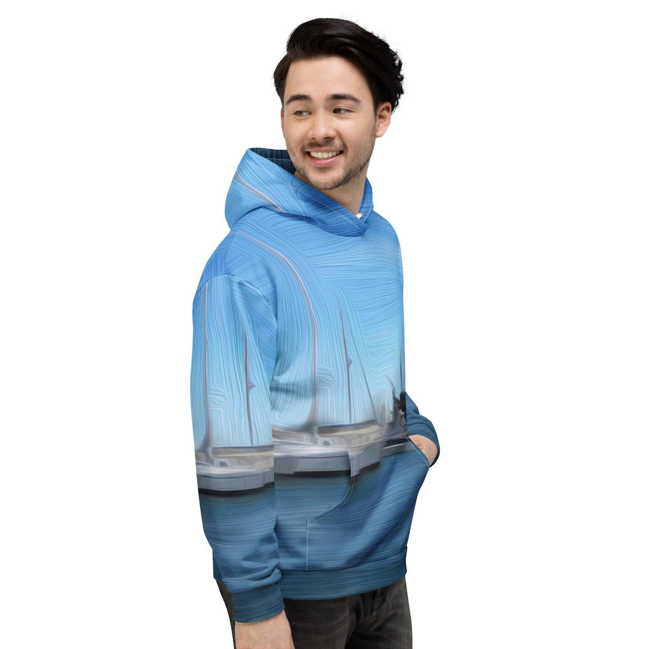 The Sleeping Yachts (at Morning) - Unisex Hoodie - iSAW Company