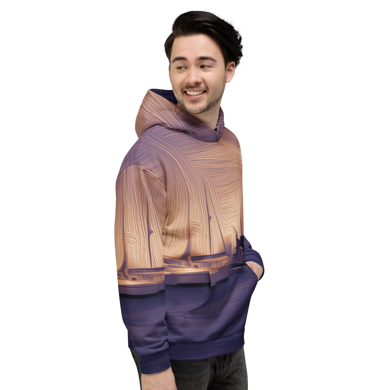 The Sleeping Yachts (at Sunset) - Unisex Hoodie - iSAW Company