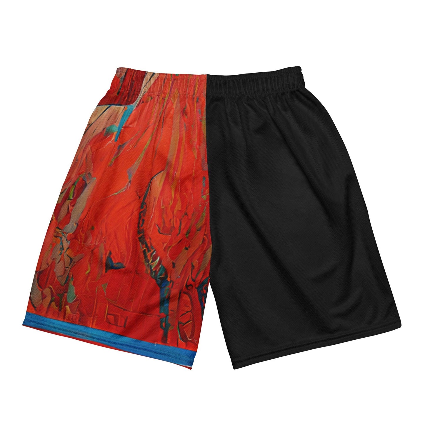 Half Black Half Hónghǎi - Unisex Mesh Shorts - iSAW Company