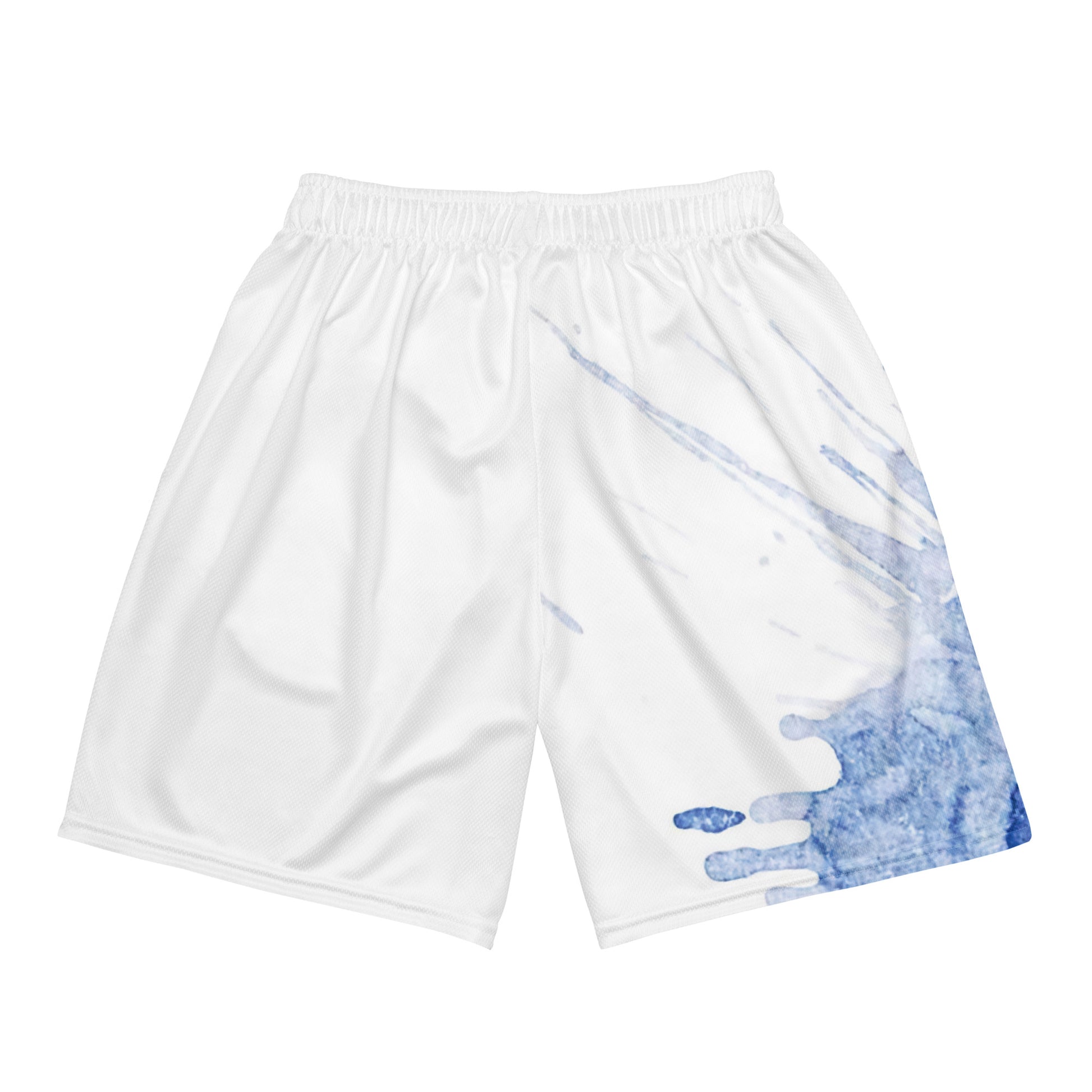 Watercolour Blue Splash - Unisex Mesh Shorts - iSAW Company