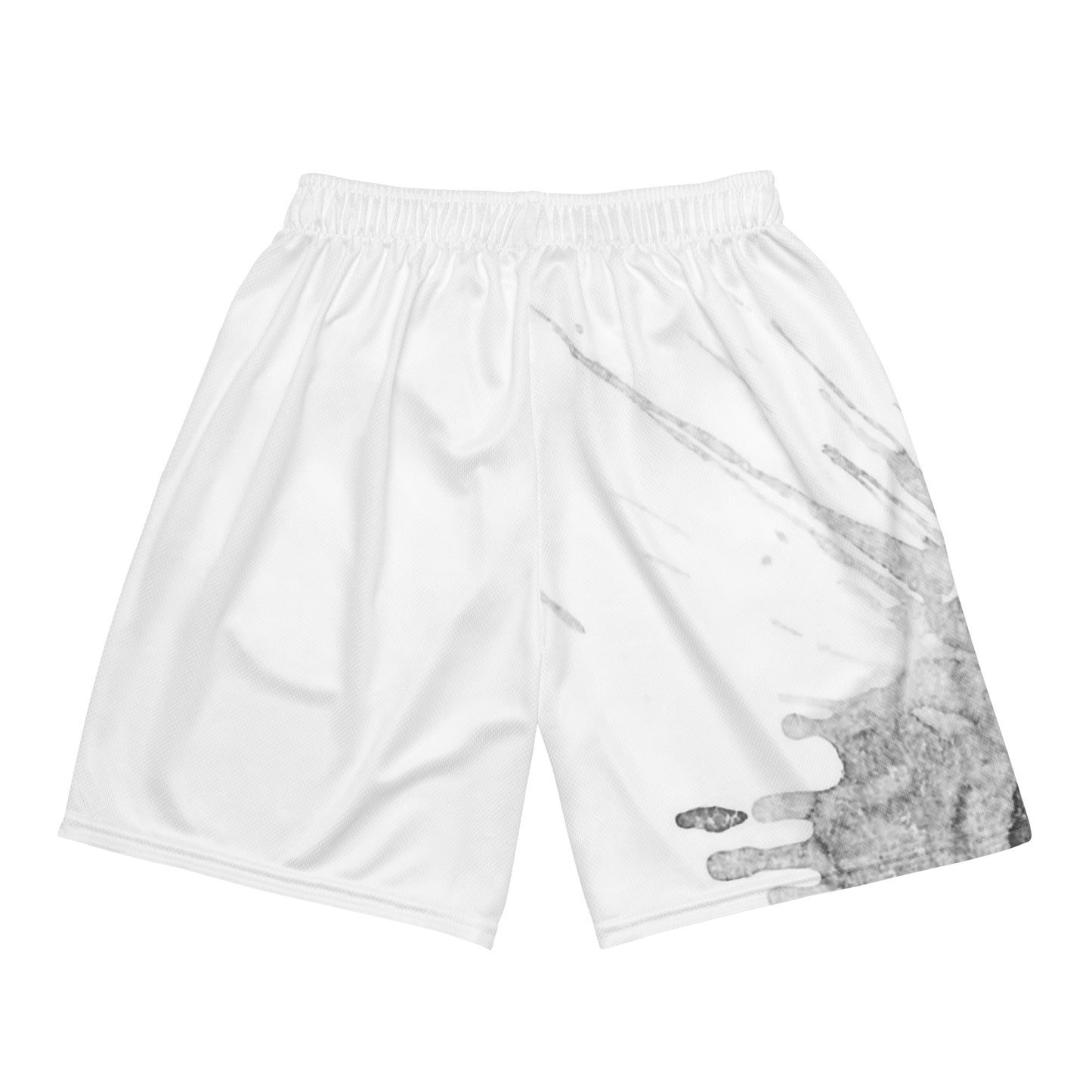 Watercolour Grey Splash - Unisex Mesh Shorts - iSAW Company