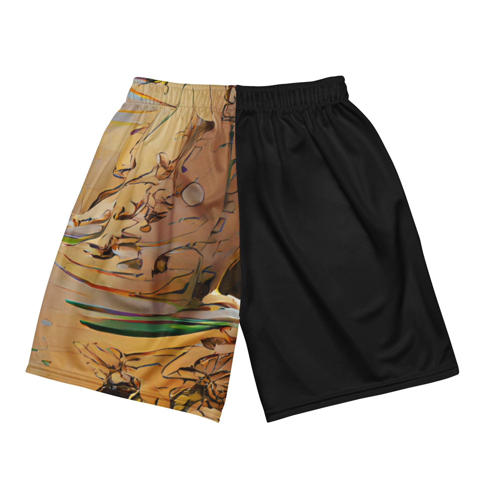 Half Black Half Gāolàng - Unisex Mesh Shorts - iSAW Company