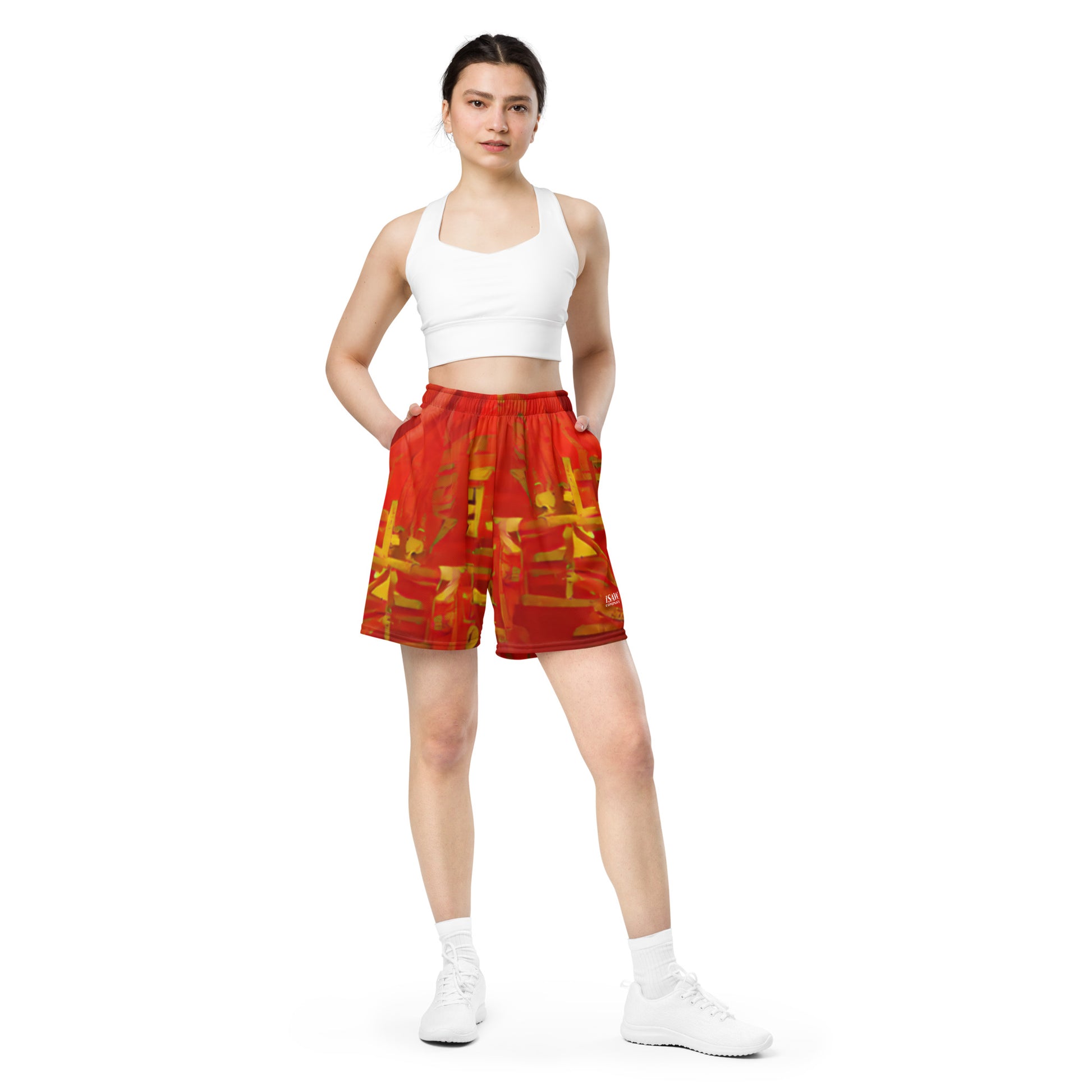 Qízhì - Unisex Mesh Shorts - iSAW Company