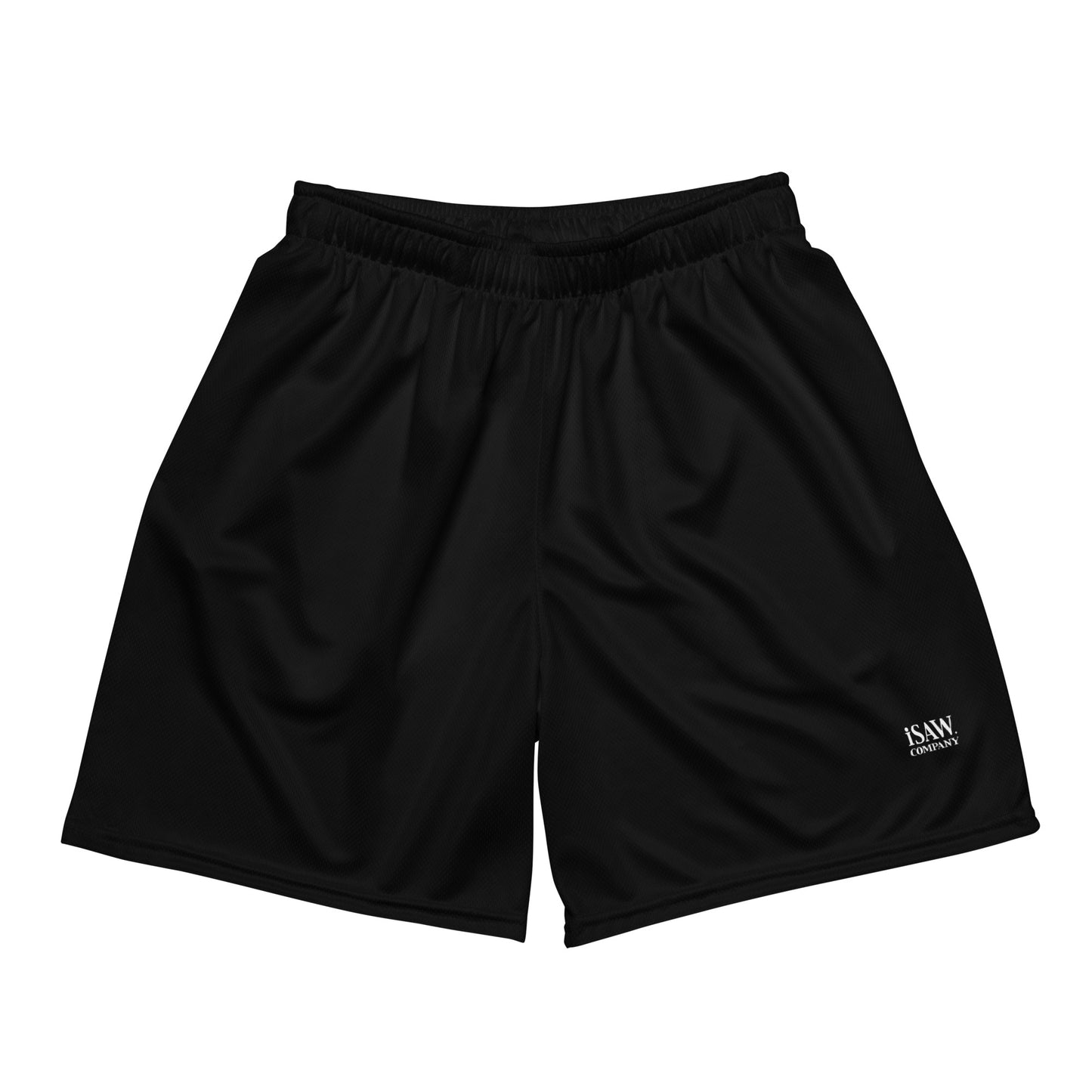 iSAW Unisex Black Mesh Shorts - iSAW Company