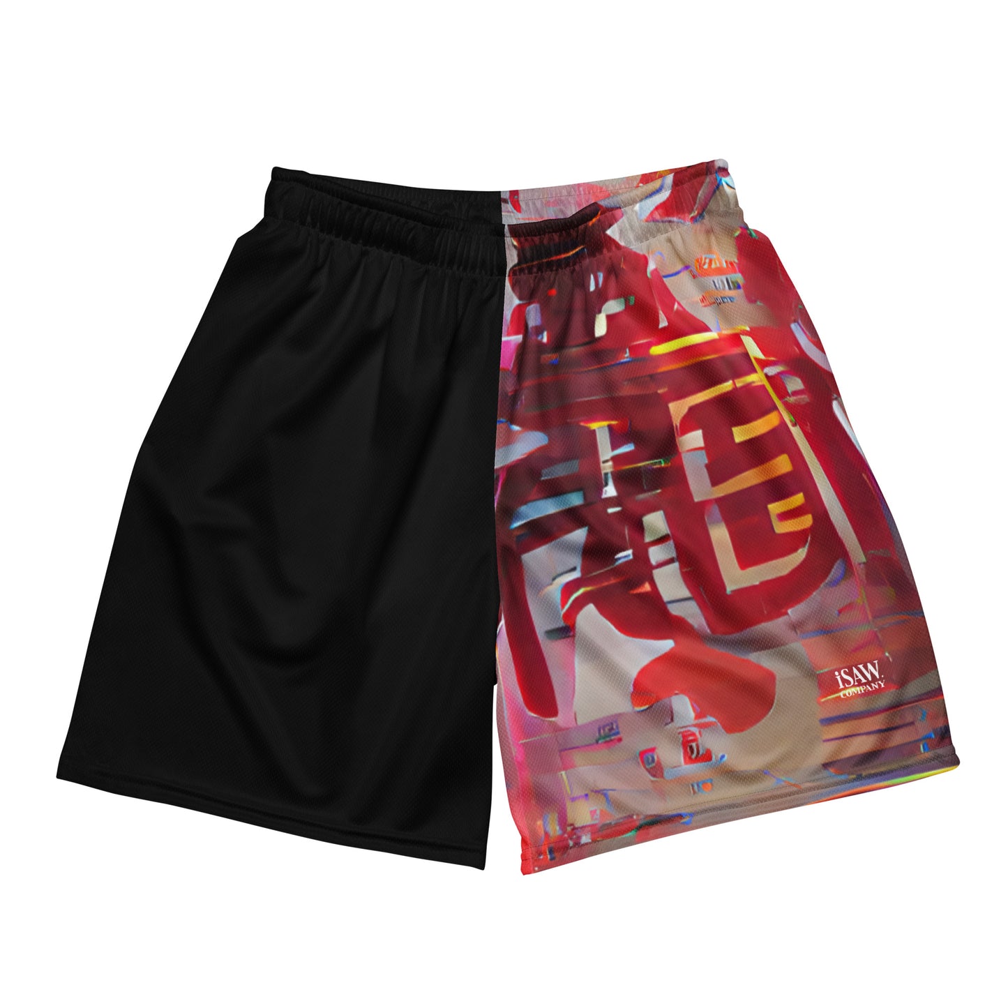 Half Black Half Báijiǔ - Unisex Mesh Shorts - iSAW Company