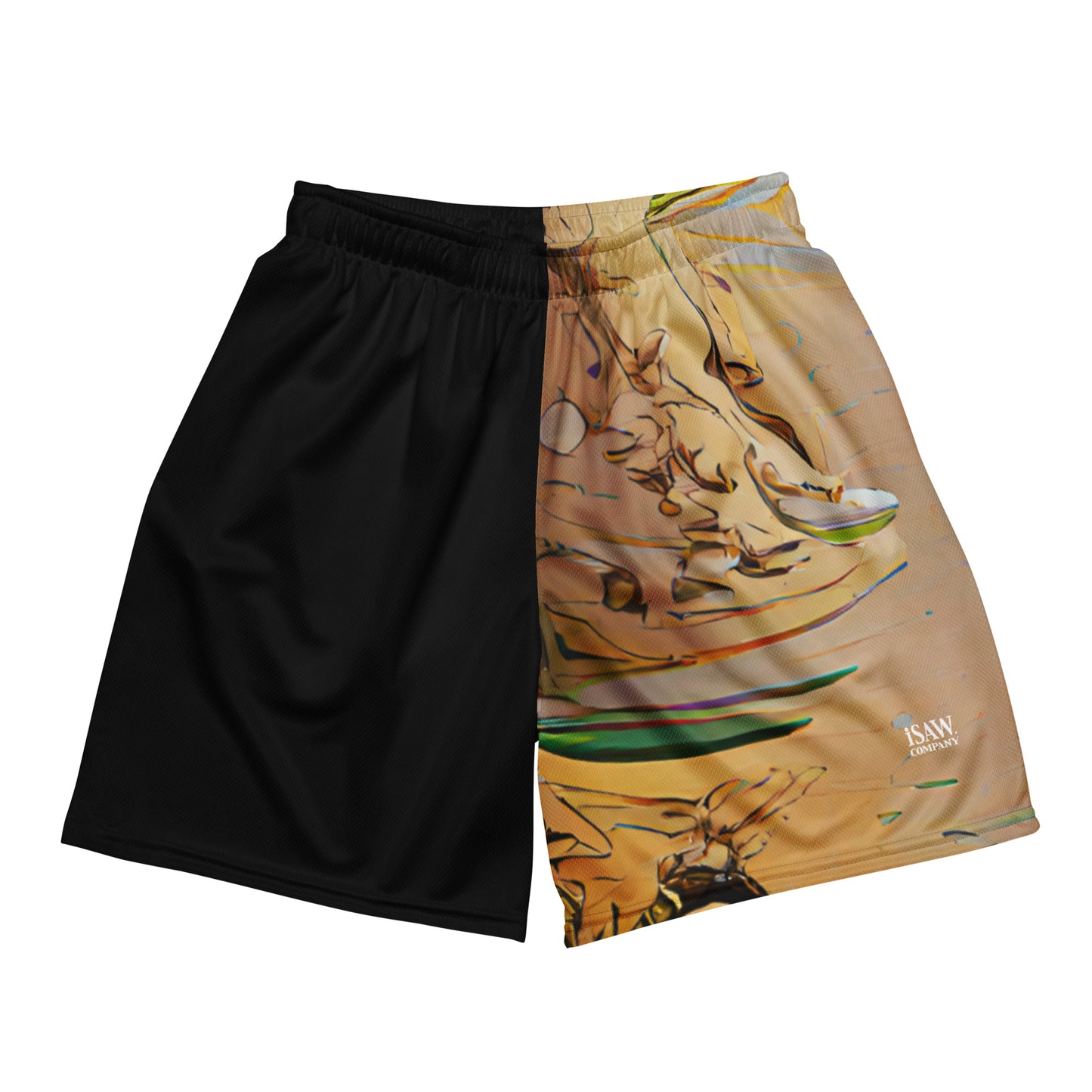 Half Black Half Gāolàng - Unisex Mesh Shorts - iSAW Company