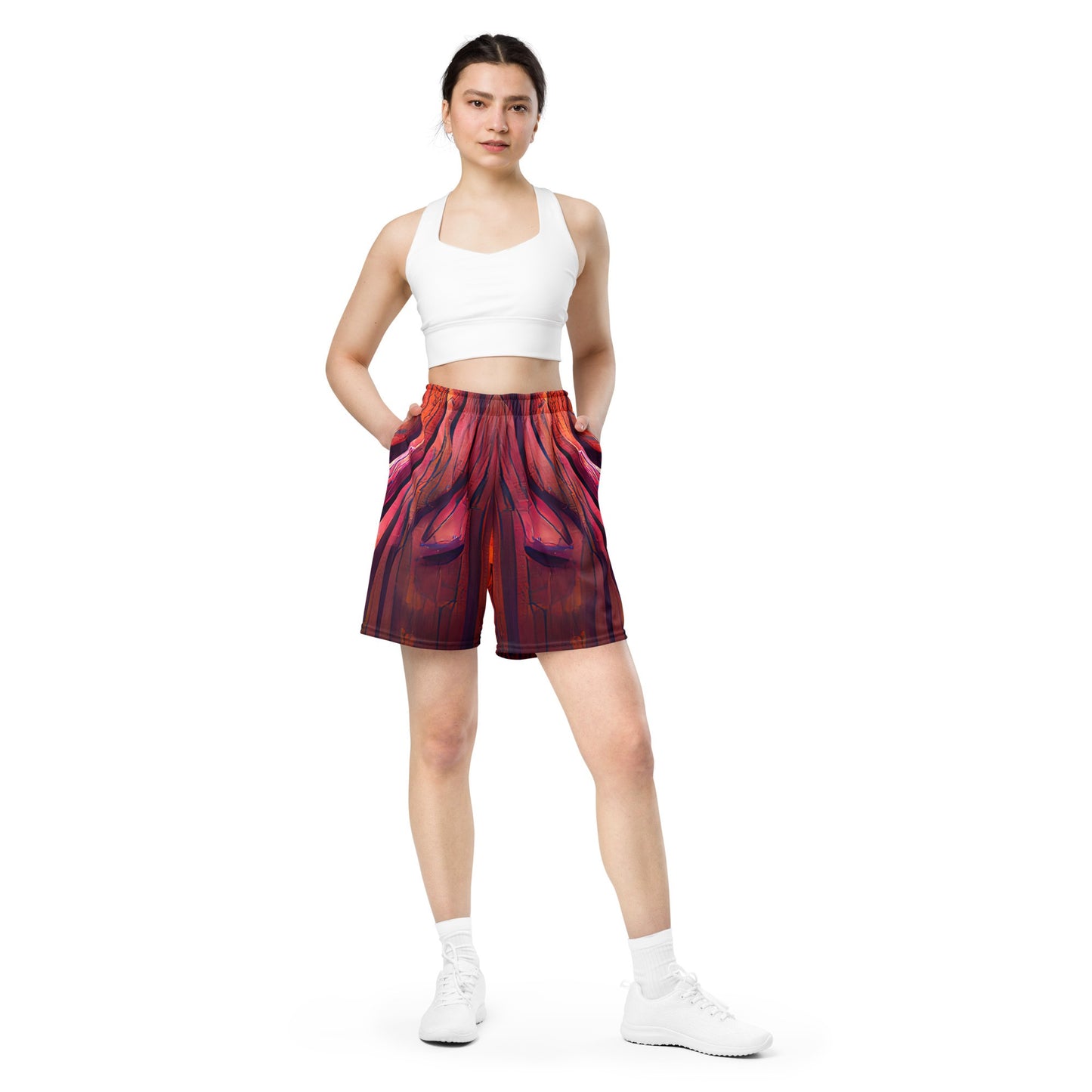 Hardwood - Unisex Mesh Shorts - iSAW Company