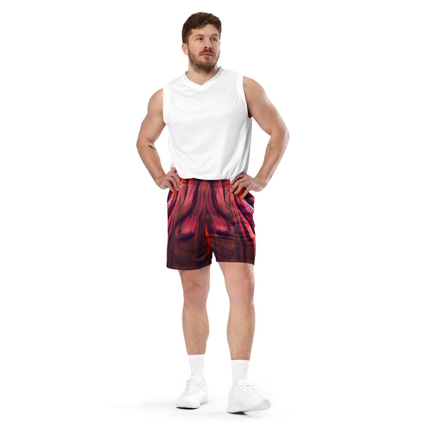 Hardwood - Unisex Mesh Shorts - iSAW Company