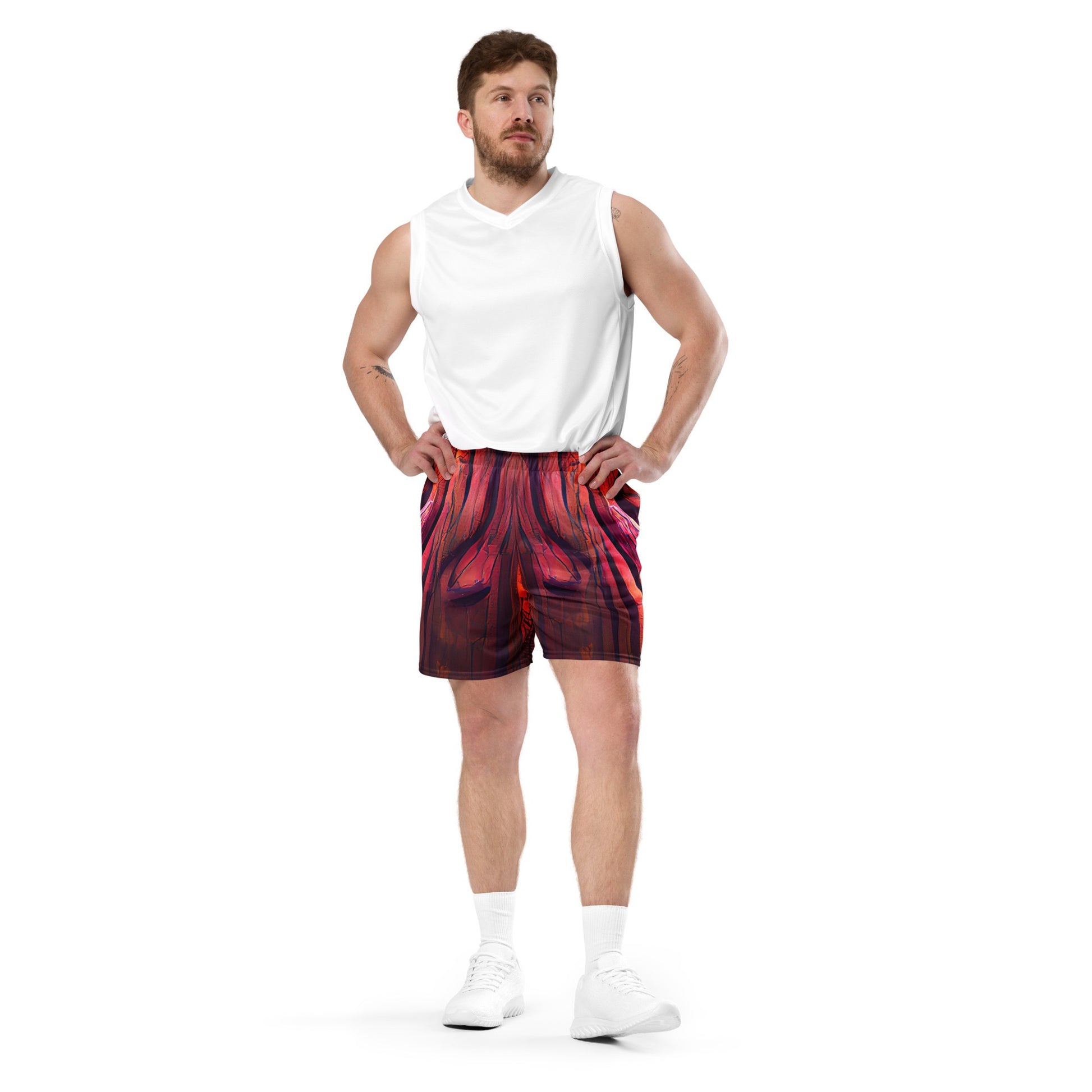 Hardwood - Unisex Mesh Shorts - iSAW Company