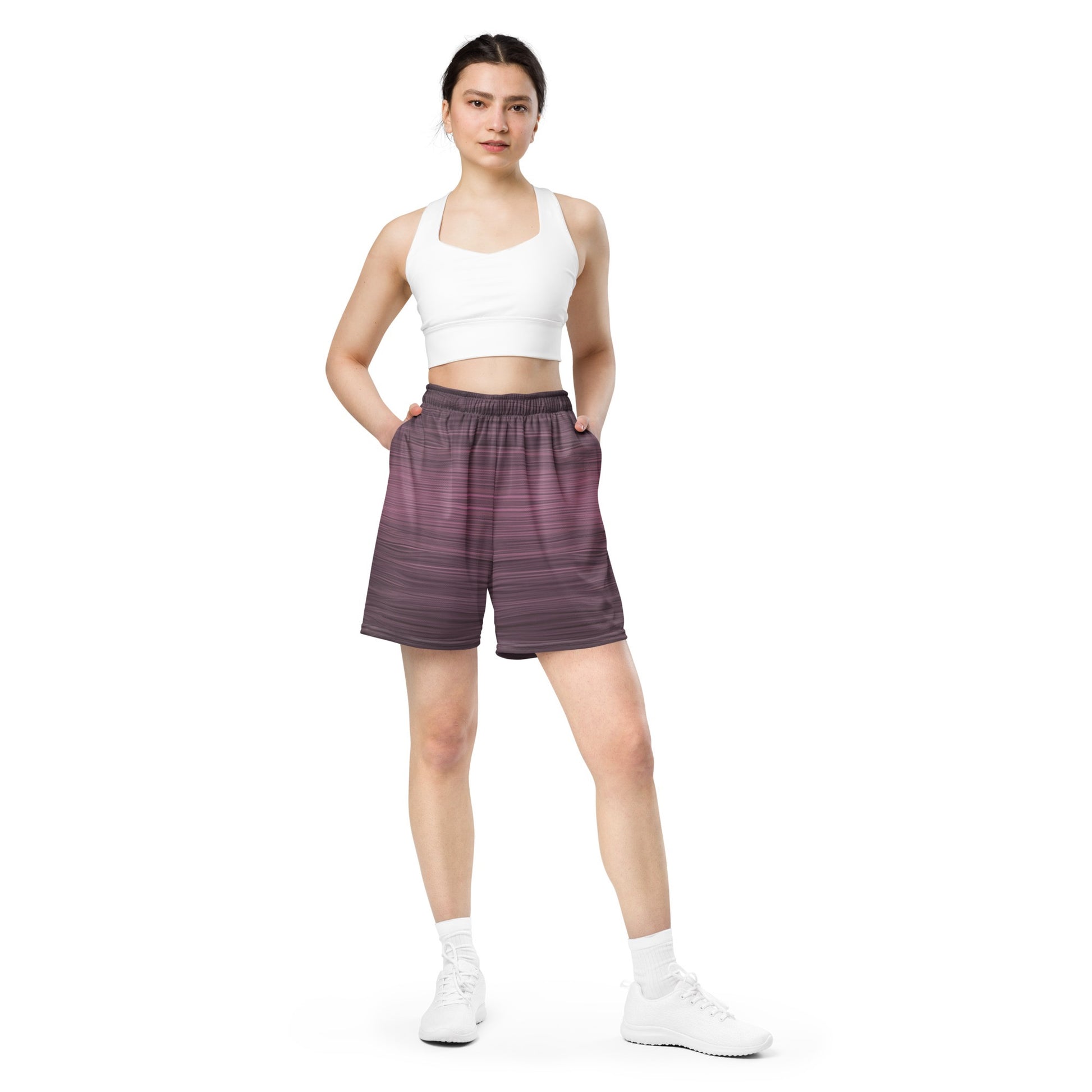 The Sleeping Yachts (at Evening) - Unisex Mesh Shorts - iSAW Company
