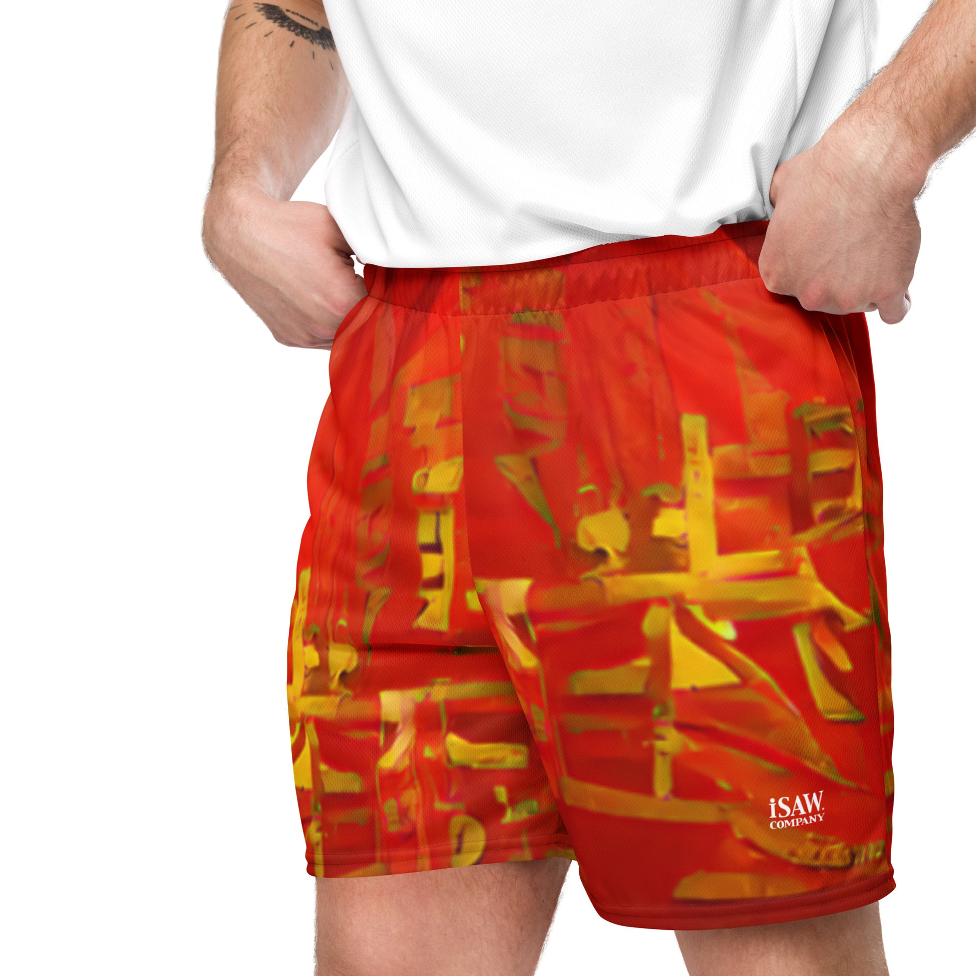 Qízhì - Unisex Mesh Shorts - iSAW Company