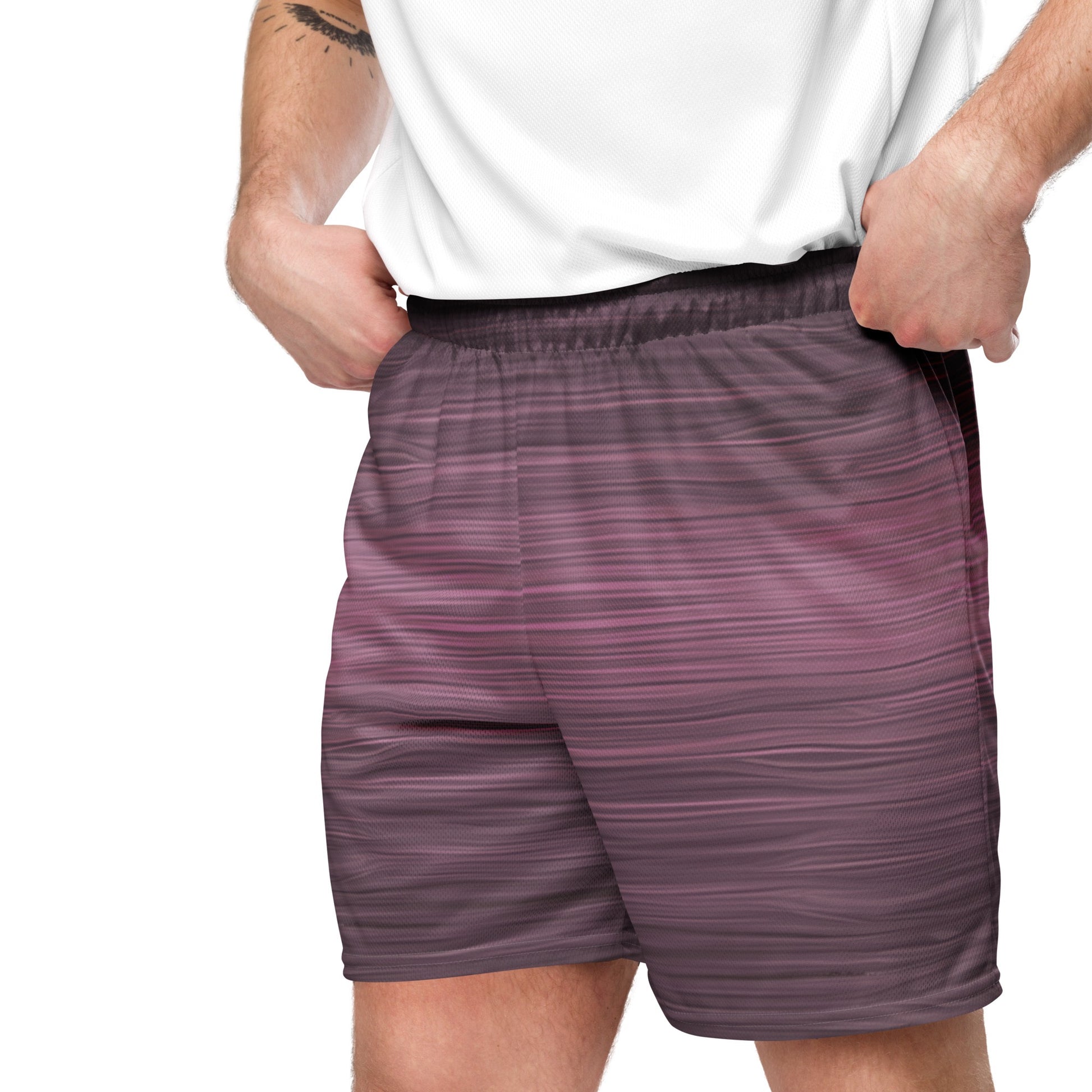 The Sleeping Yachts (at Evening) - Unisex Mesh Shorts - iSAW Company