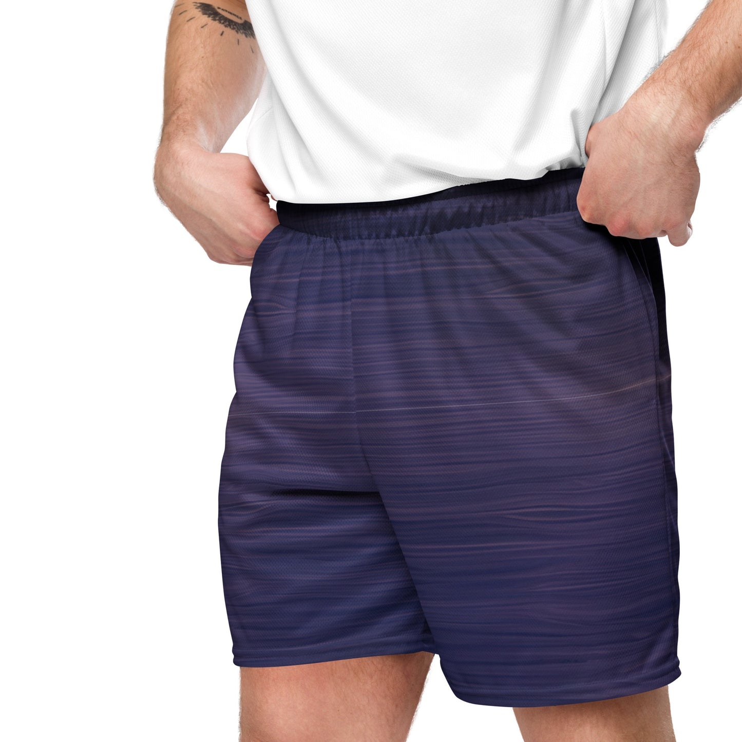 The Sleeping Yachts (at Sunset) - Unisex Mesh Shorts - iSAW Company