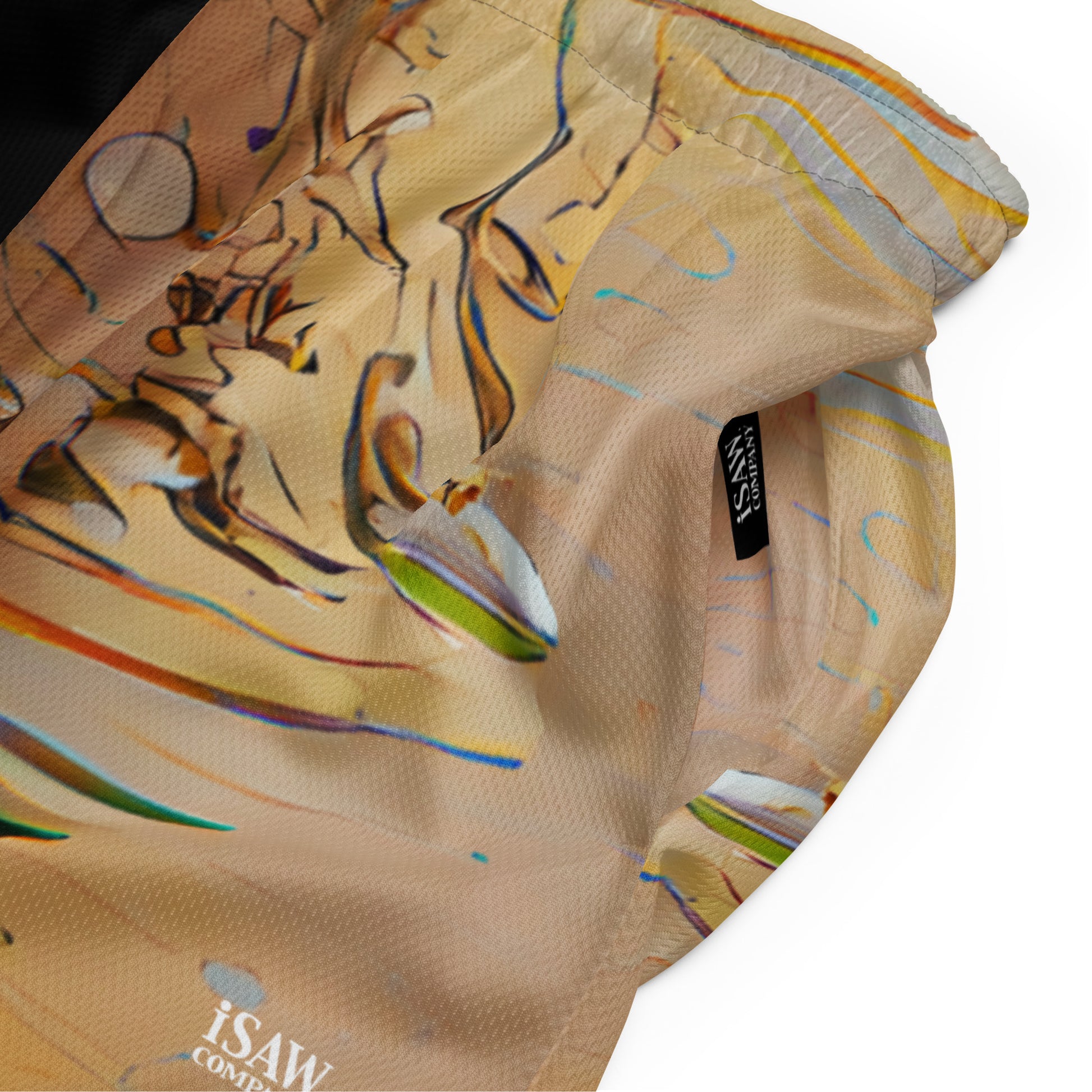 Half Black Half Gāolàng - Unisex Mesh Shorts - iSAW Company