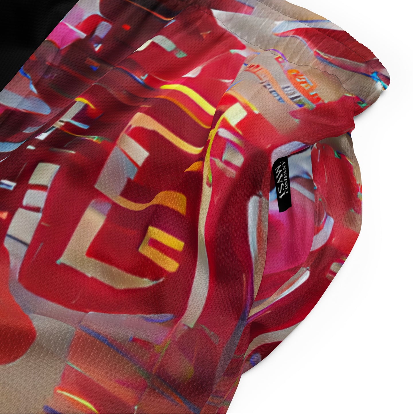 Half Black Half Báijiǔ - Unisex Mesh Shorts - iSAW Company