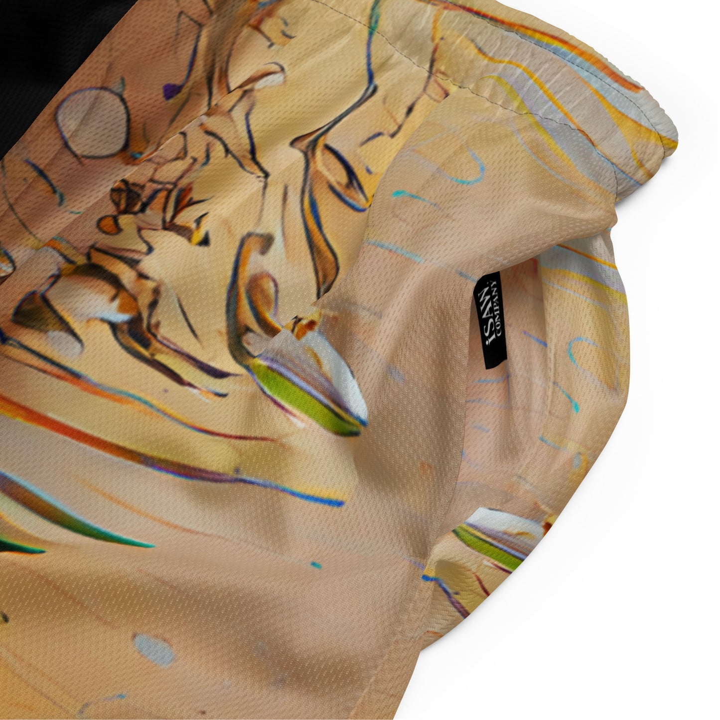 Half Black Half Gāolàng - Unisex Mesh Shorts - iSAW Company