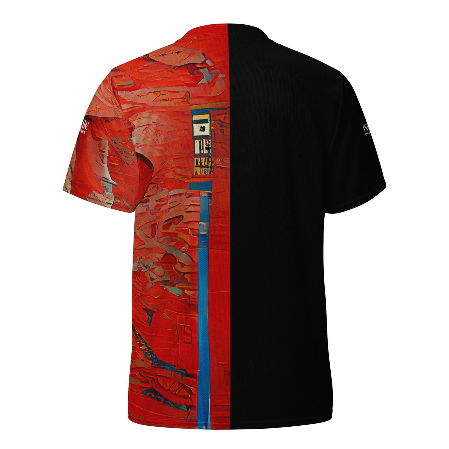 Half Black Half Hónghǎi - Unisex Sports Jersey - iSAW Company