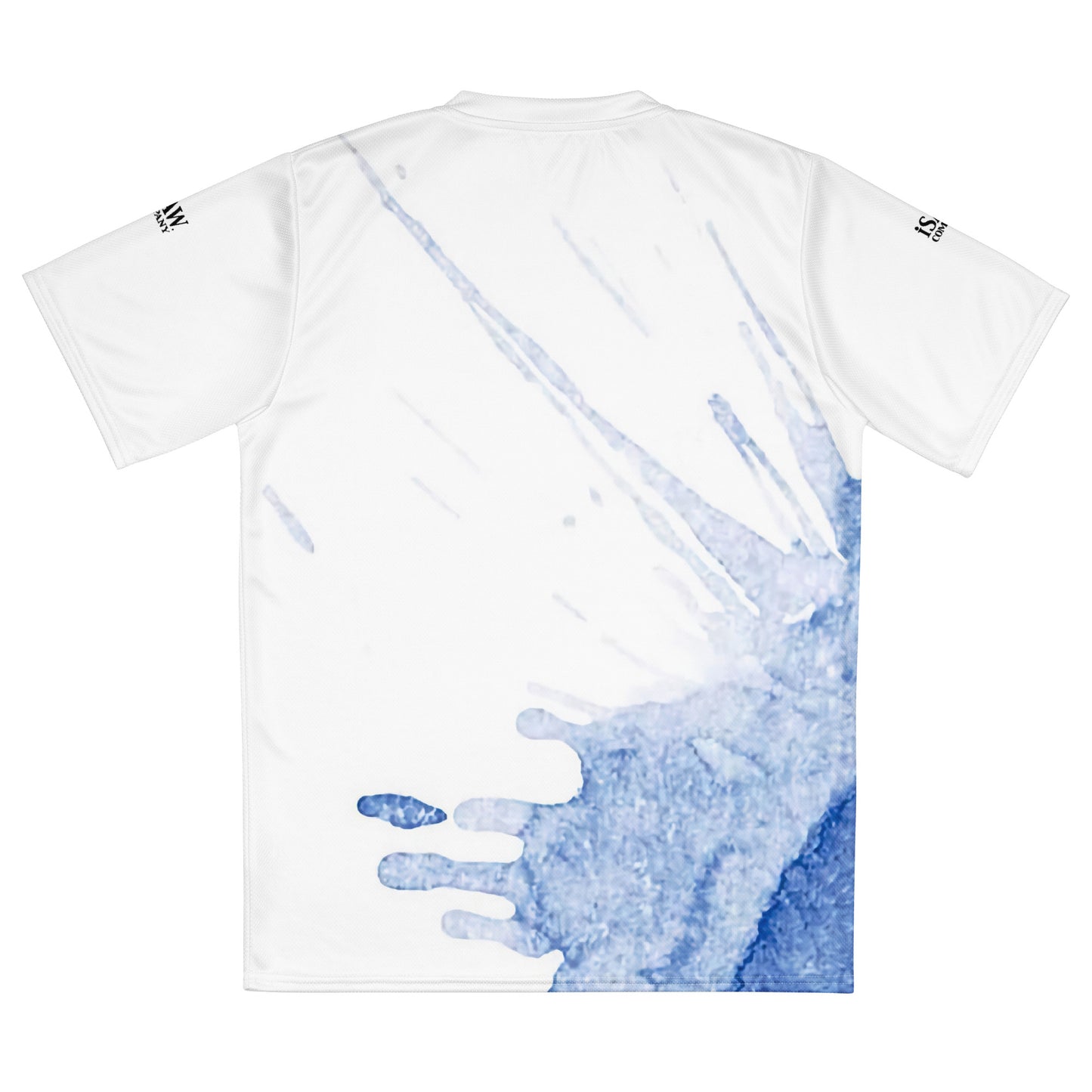 Watercolour Blue Splash - Unisex Sports Jersey - iSAW Company