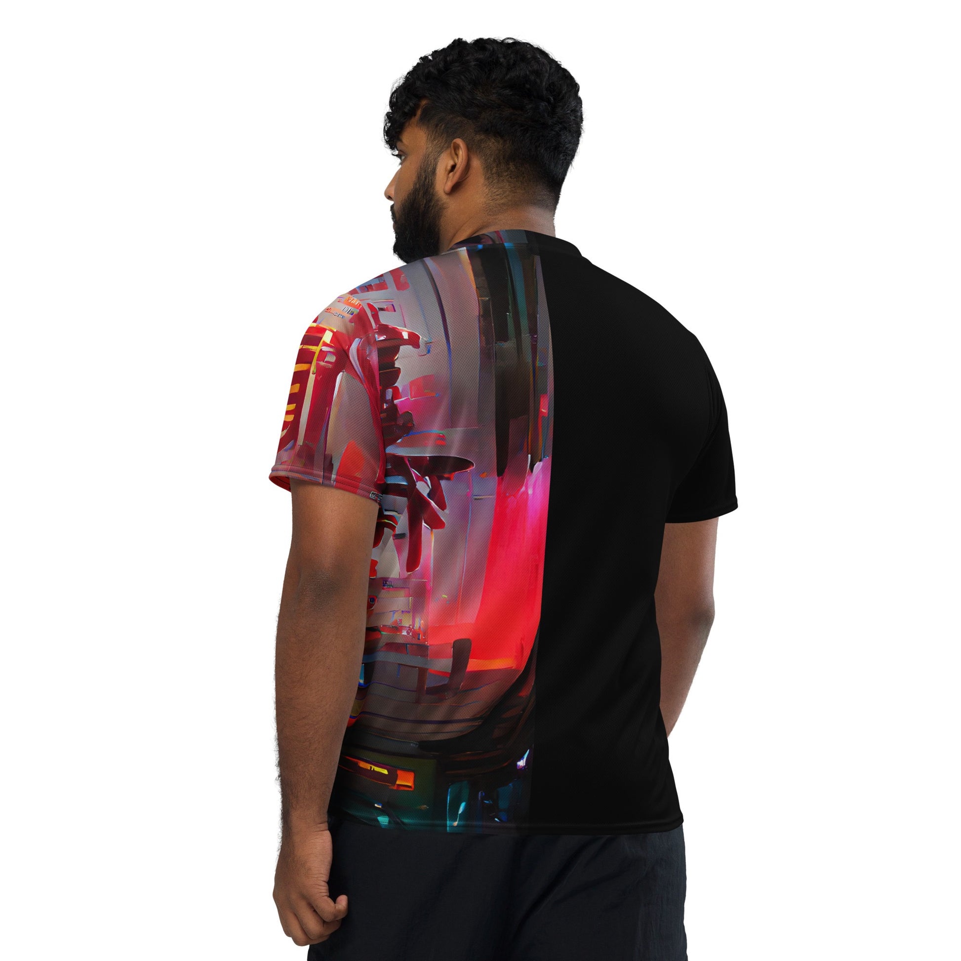 Half Black Half Báijiǔ - Unisex Sports Jersey - iSAW Company