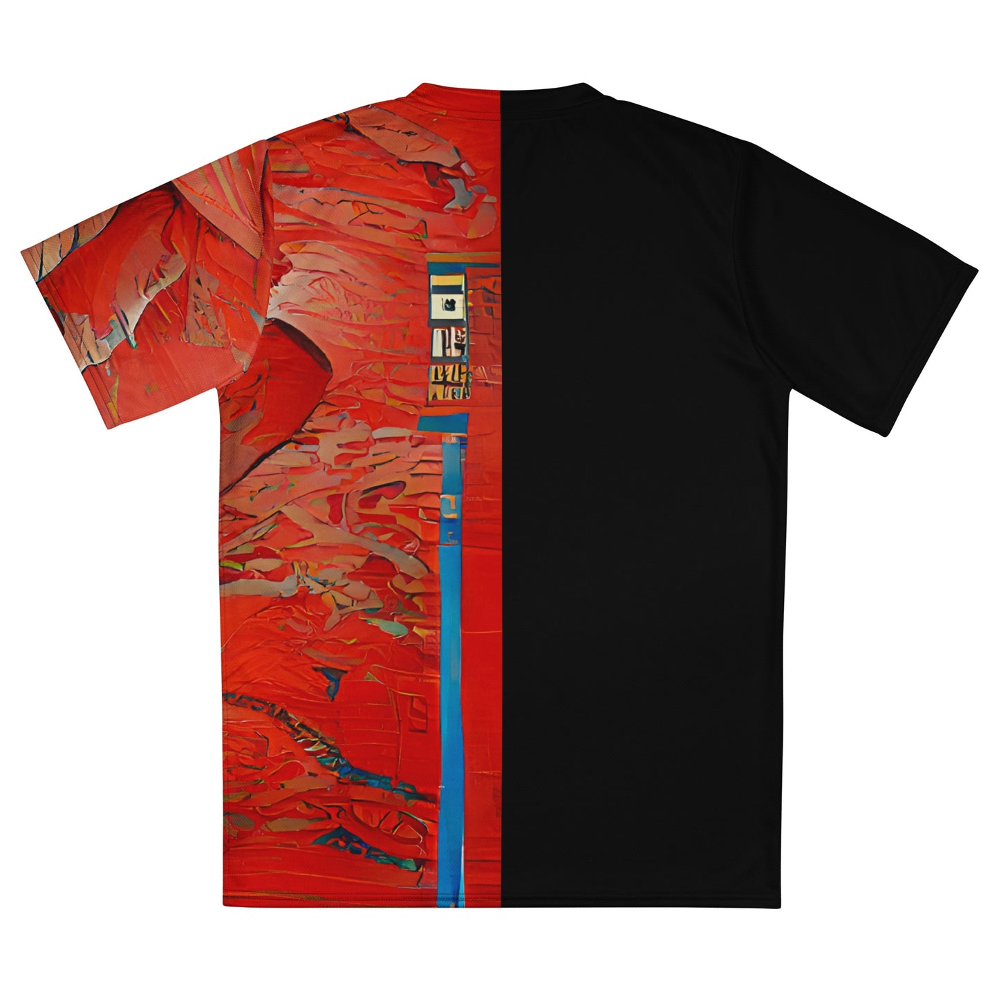 Half Black Half Hónghǎi - Unisex Sports Jersey - iSAW Company