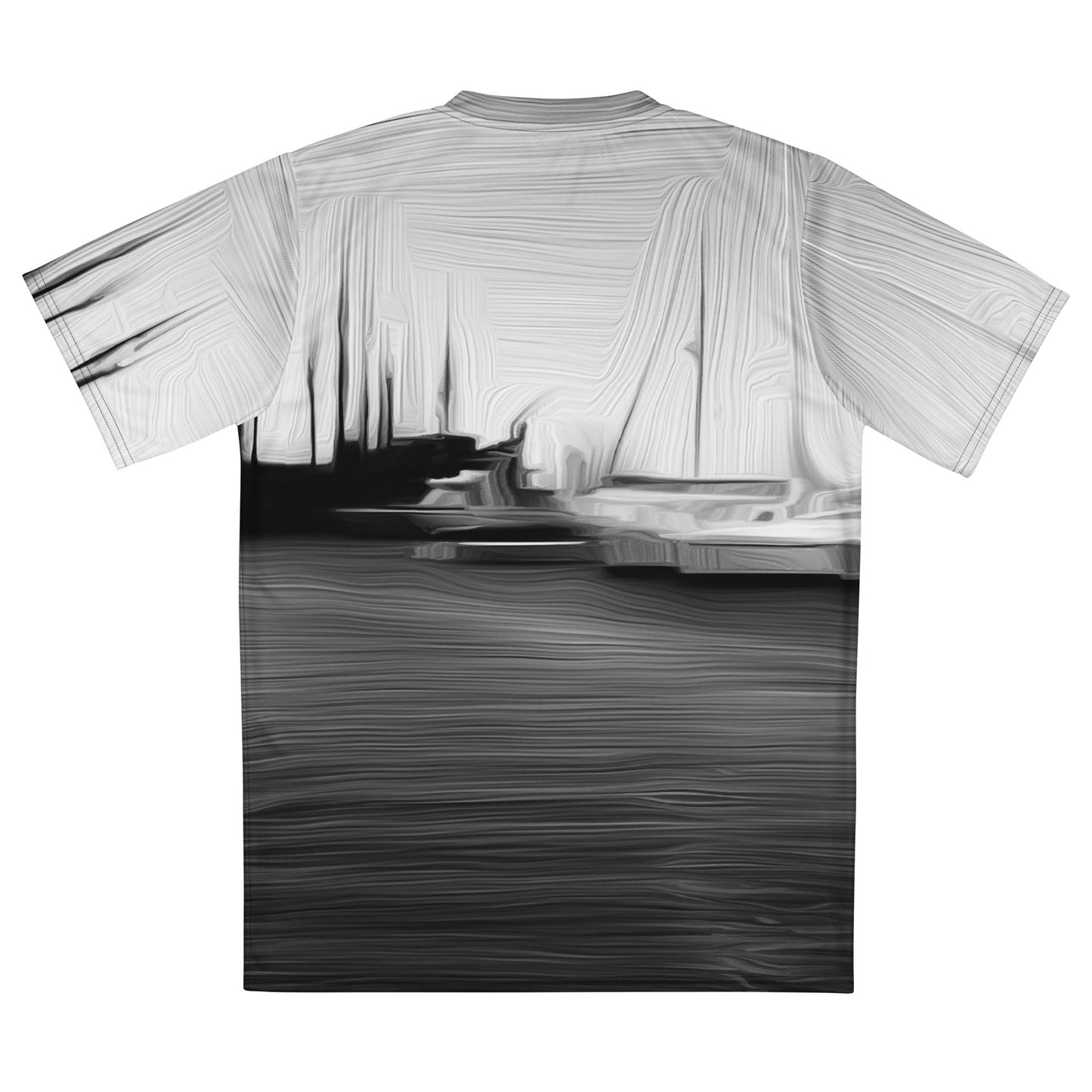 The Sleeping Yachts (at Night) - Unisex Sports Jersey - iSAW Company
