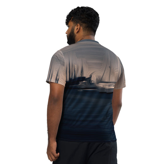 The Sleeping Yachts (at Sunrise) - Unisex Sports Jersey - iSAW Company