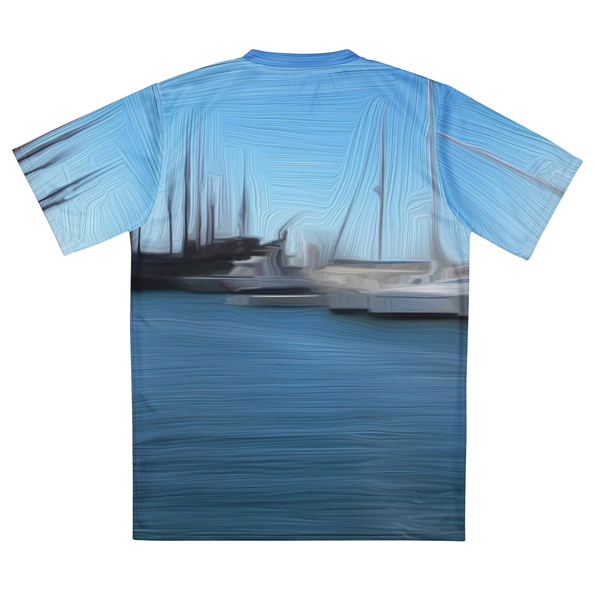 The Sleeping Yachts (at Morning) - Unisex Sports Jersey - iSAW Company