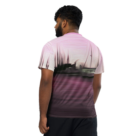 The Sleeping Yachts (at Evening) - Unisex Sports Jersey - iSAW Company