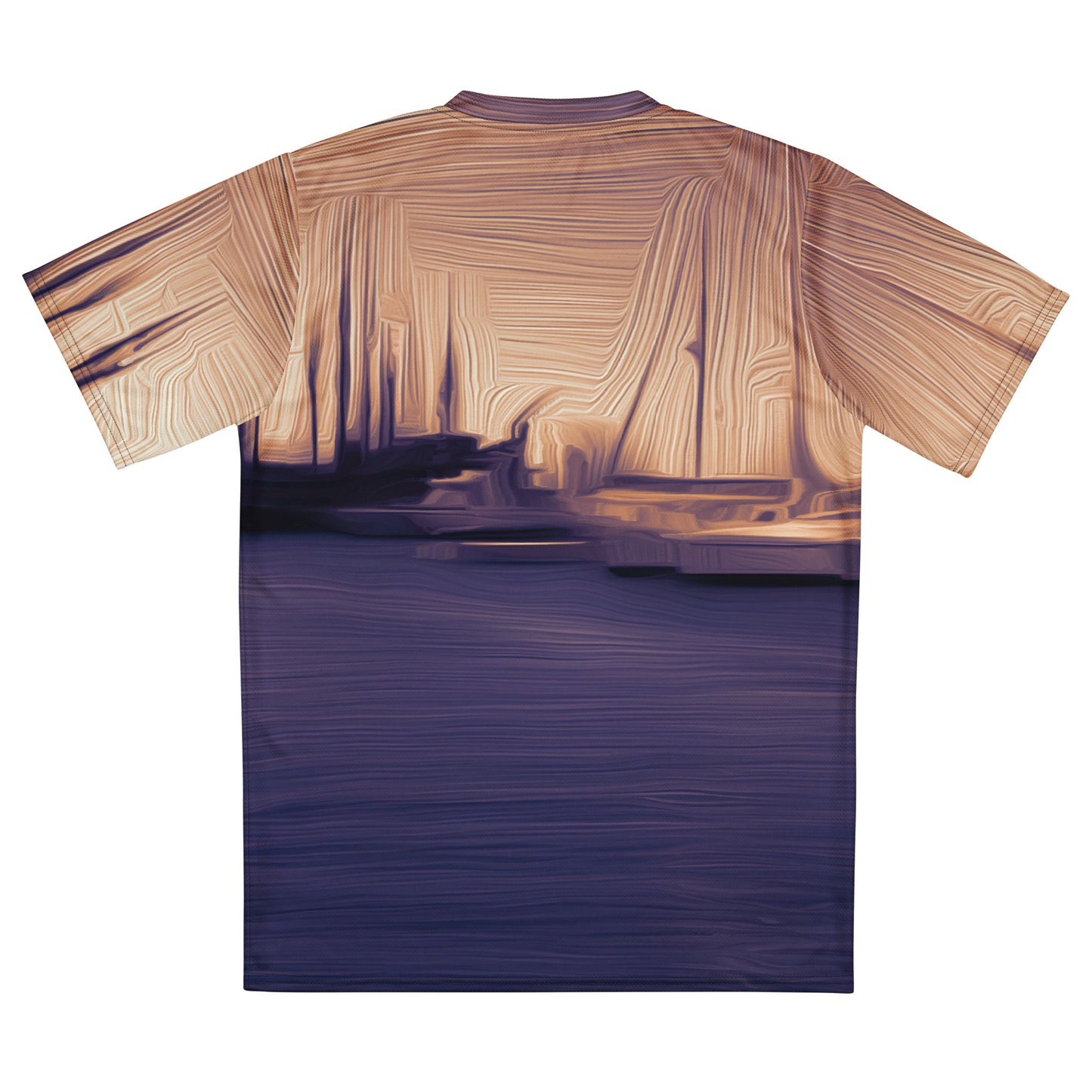 The Sleeping Yachts (at Sunset) - Unisex Sports Jersey - iSAW Company