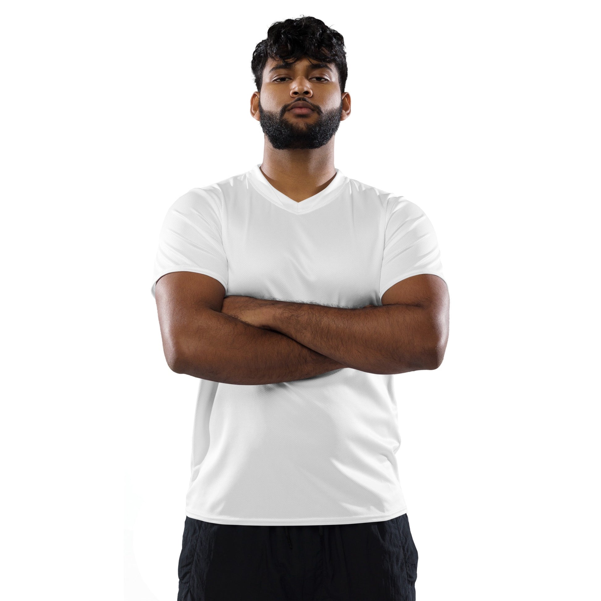 iSAW Unisex White Sports Jersey - iSAW Company